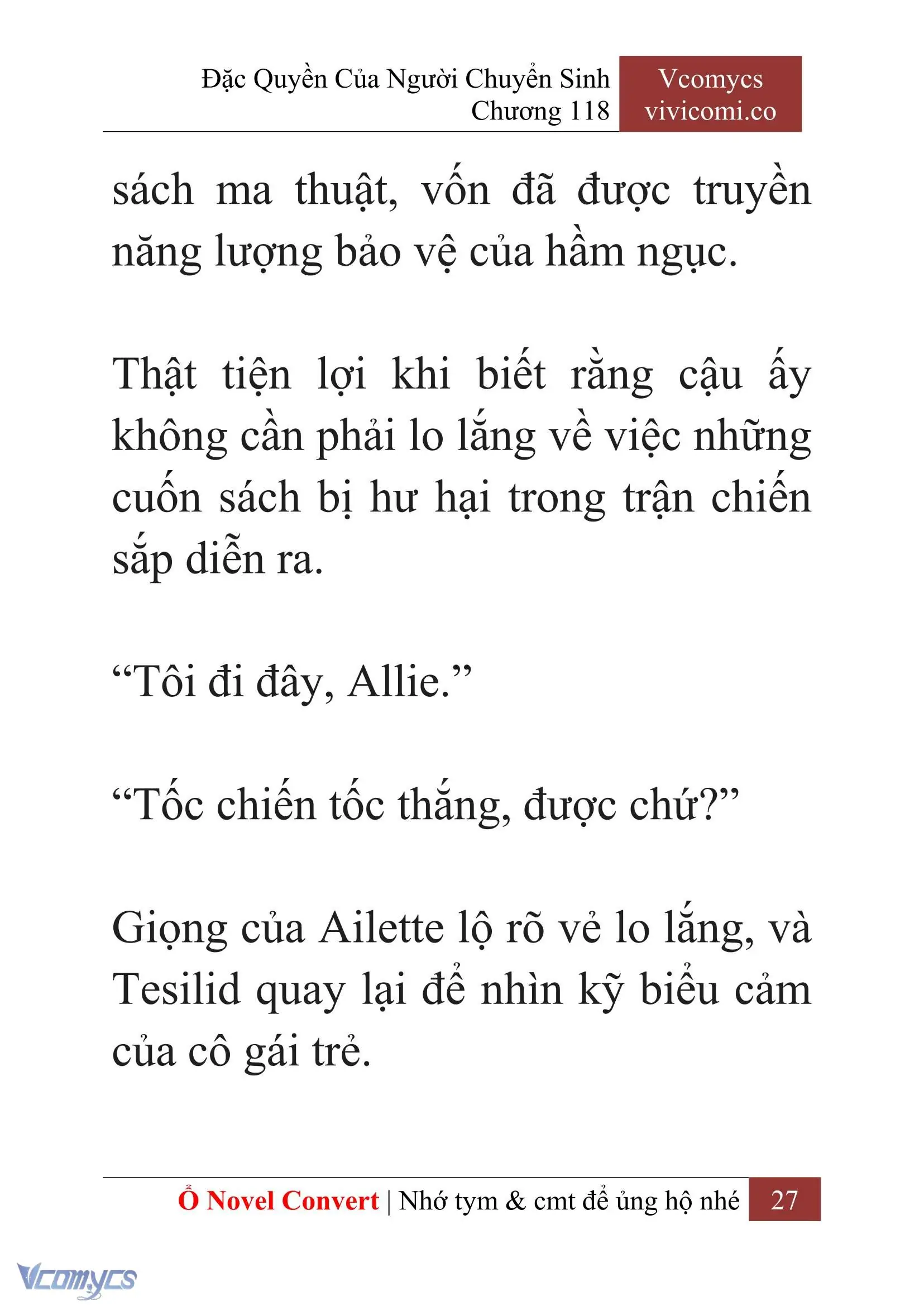 [Novel] Đặc Quyền Của Người Chuyển Sinh Chapter 118 - Trang 30
