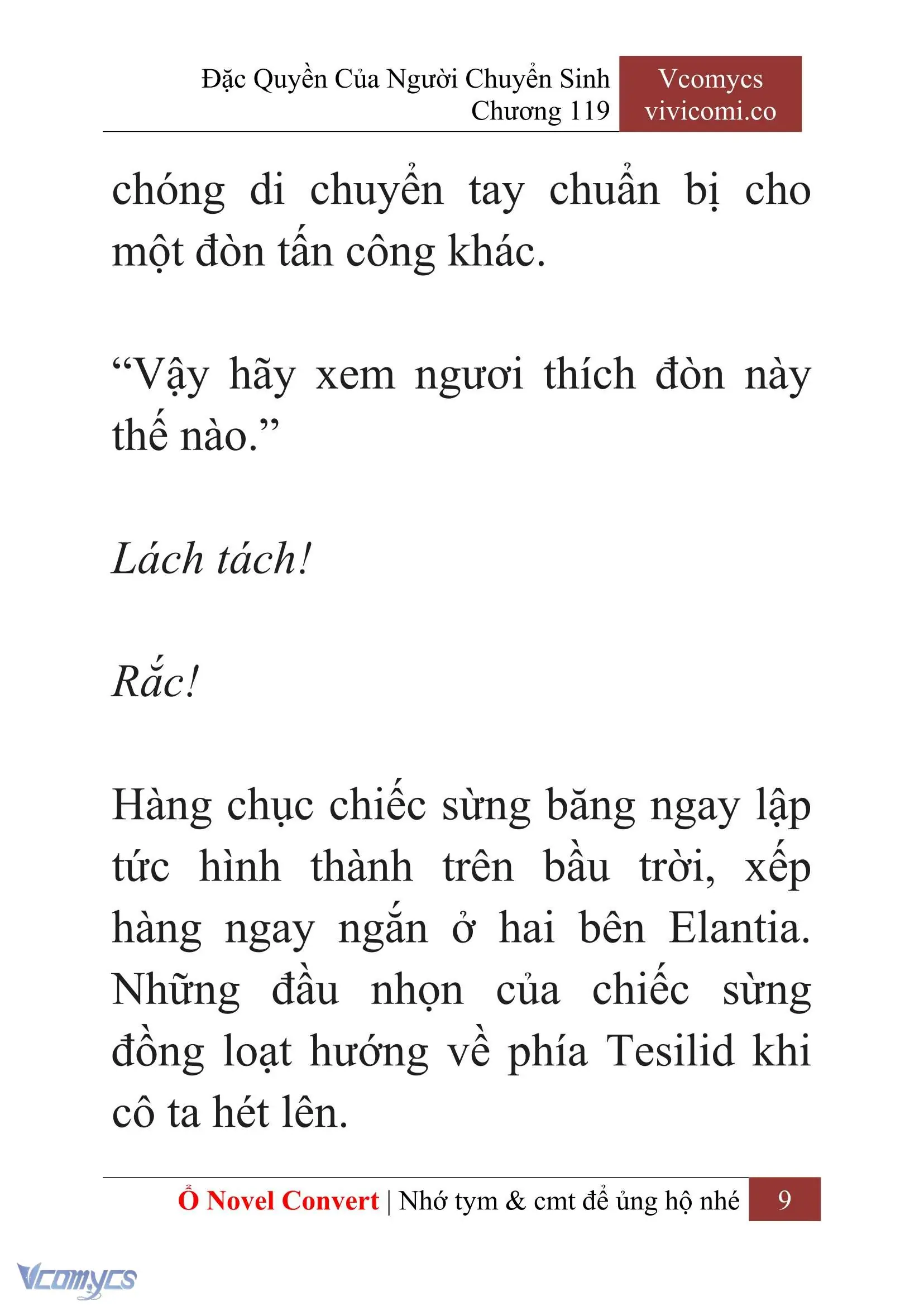 [Novel] Đặc Quyền Của Người Chuyển Sinh Chapter 119 - Trang 11