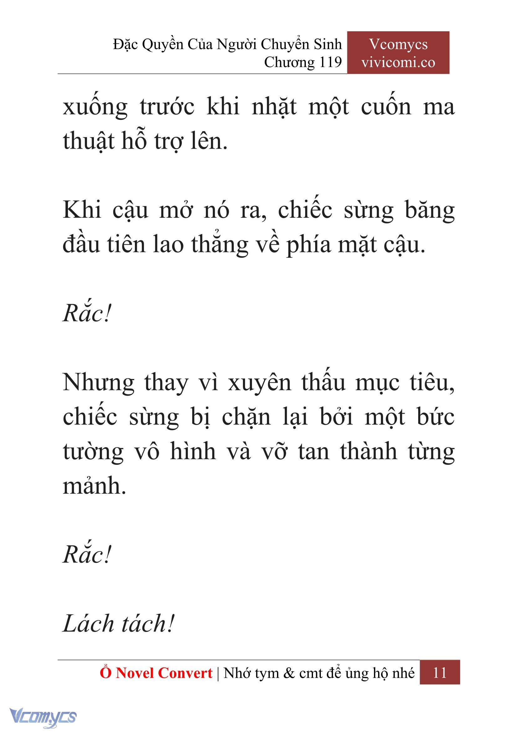 [Novel] Đặc Quyền Của Người Chuyển Sinh Chapter 119 - Trang 13