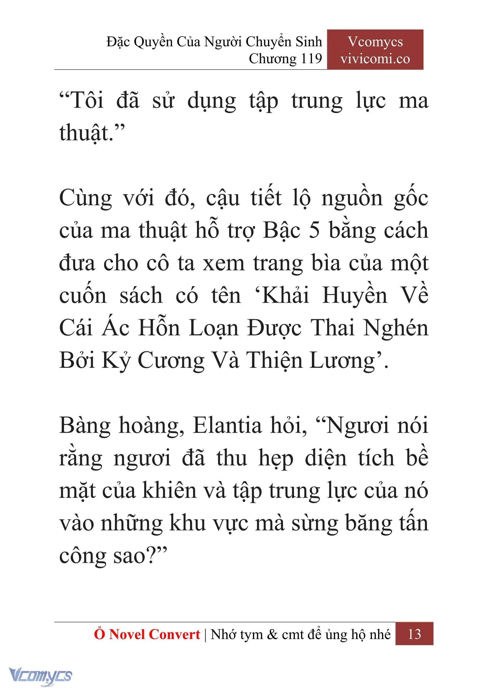 [Novel] Đặc Quyền Của Người Chuyển Sinh Chapter 119 - Trang 15