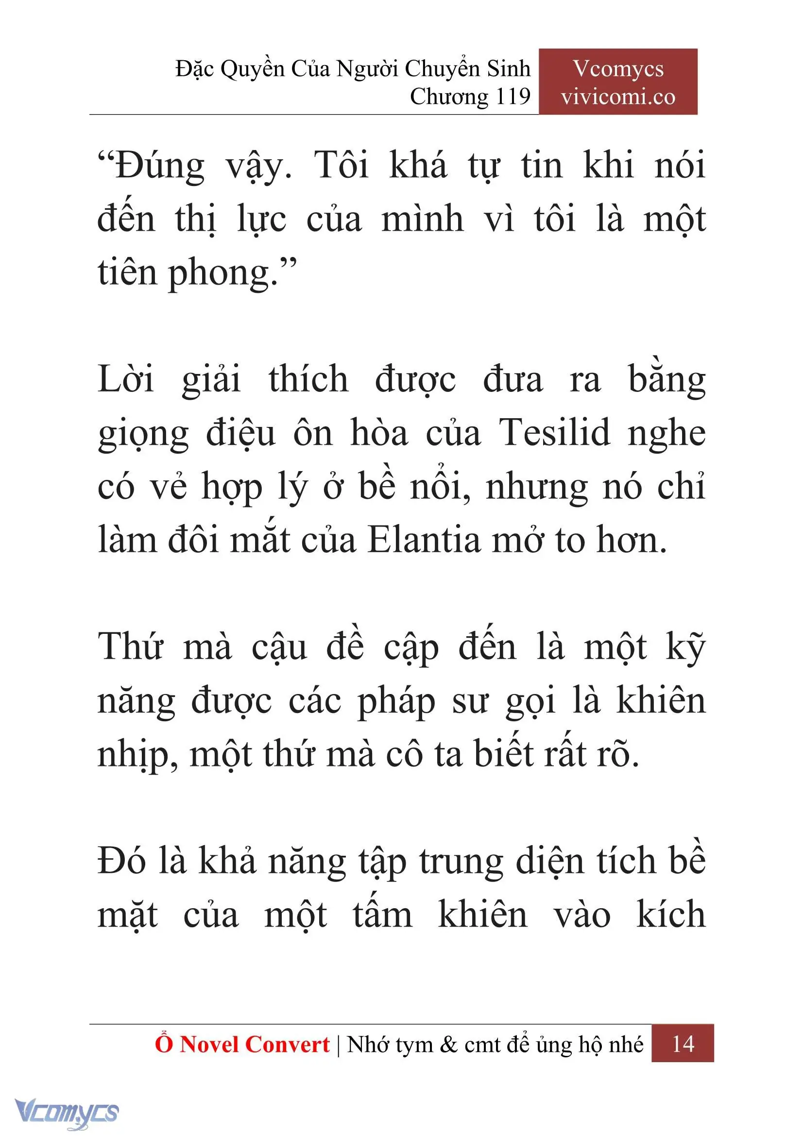 [Novel] Đặc Quyền Của Người Chuyển Sinh Chapter 119 - Trang 16