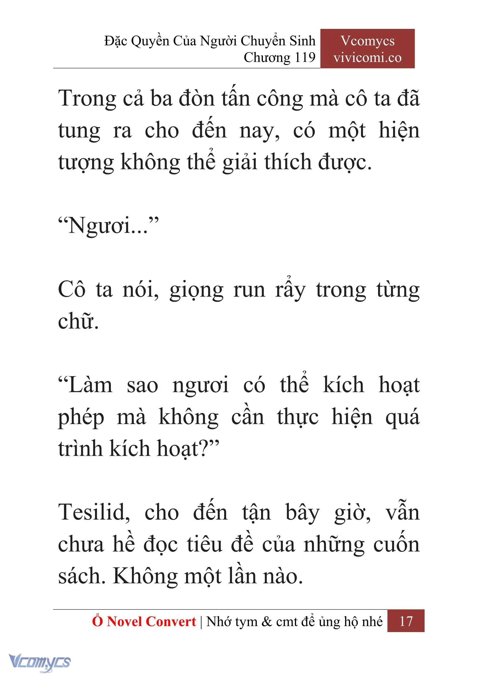 [Novel] Đặc Quyền Của Người Chuyển Sinh Chapter 119 - Trang 19