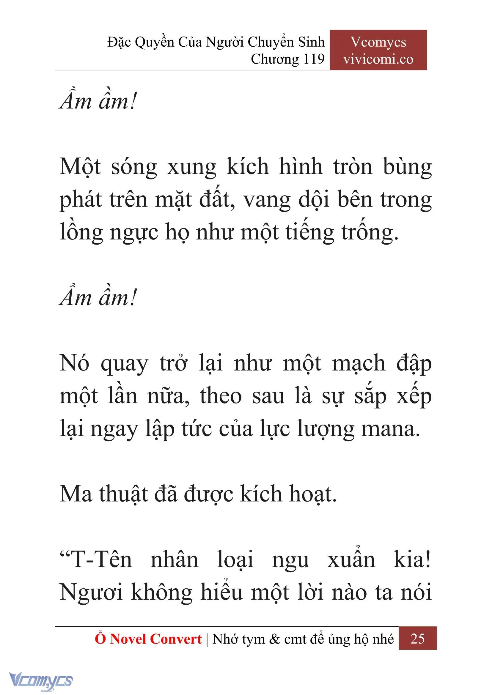 [Novel] Đặc Quyền Của Người Chuyển Sinh Chapter 119 - Trang 27
