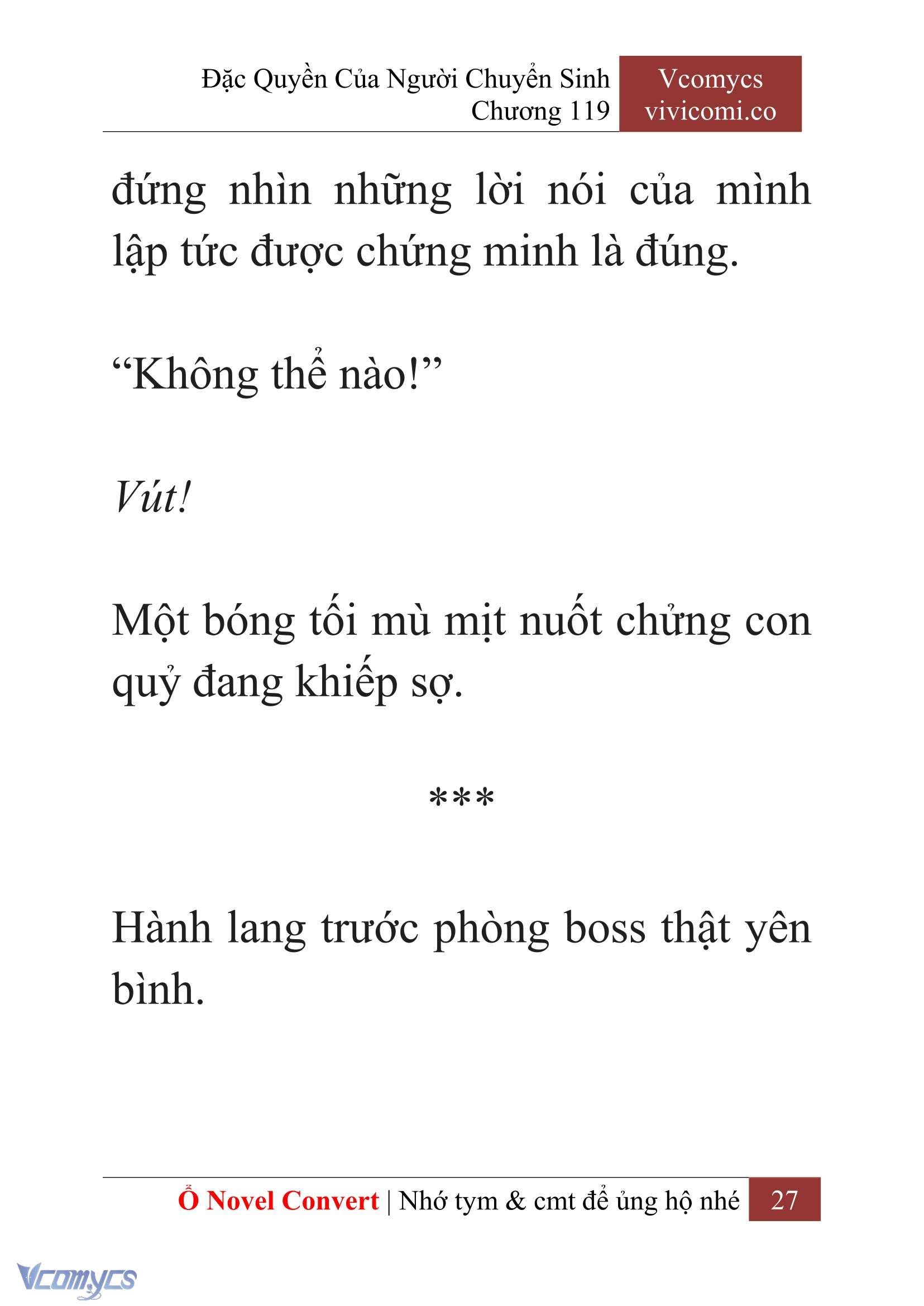 [Novel] Đặc Quyền Của Người Chuyển Sinh Chapter 119 - Trang 29