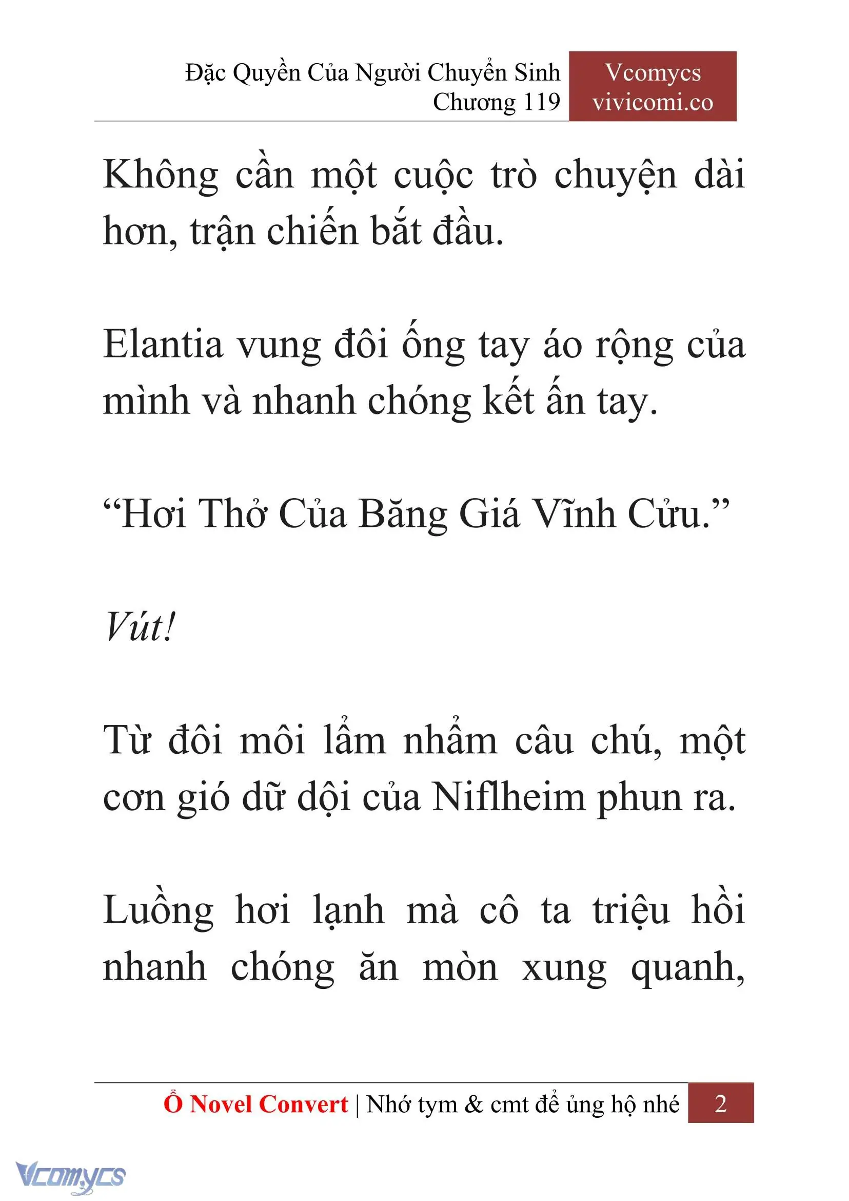 [Novel] Đặc Quyền Của Người Chuyển Sinh Chapter 119 - Trang 4