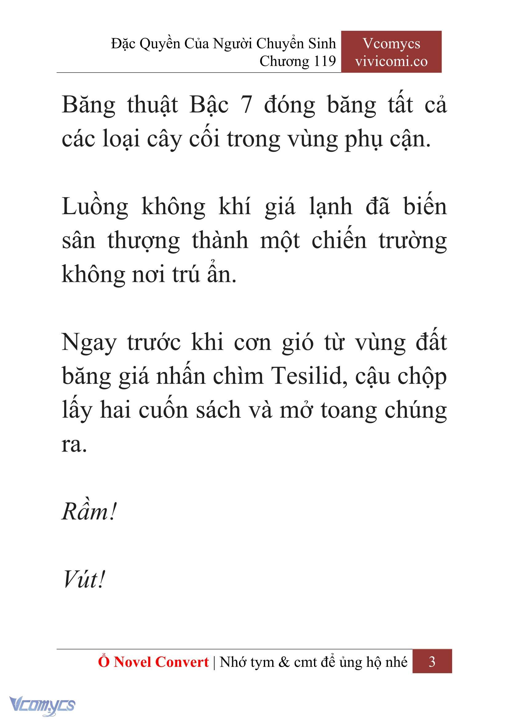 [Novel] Đặc Quyền Của Người Chuyển Sinh Chapter 119 - Trang 5