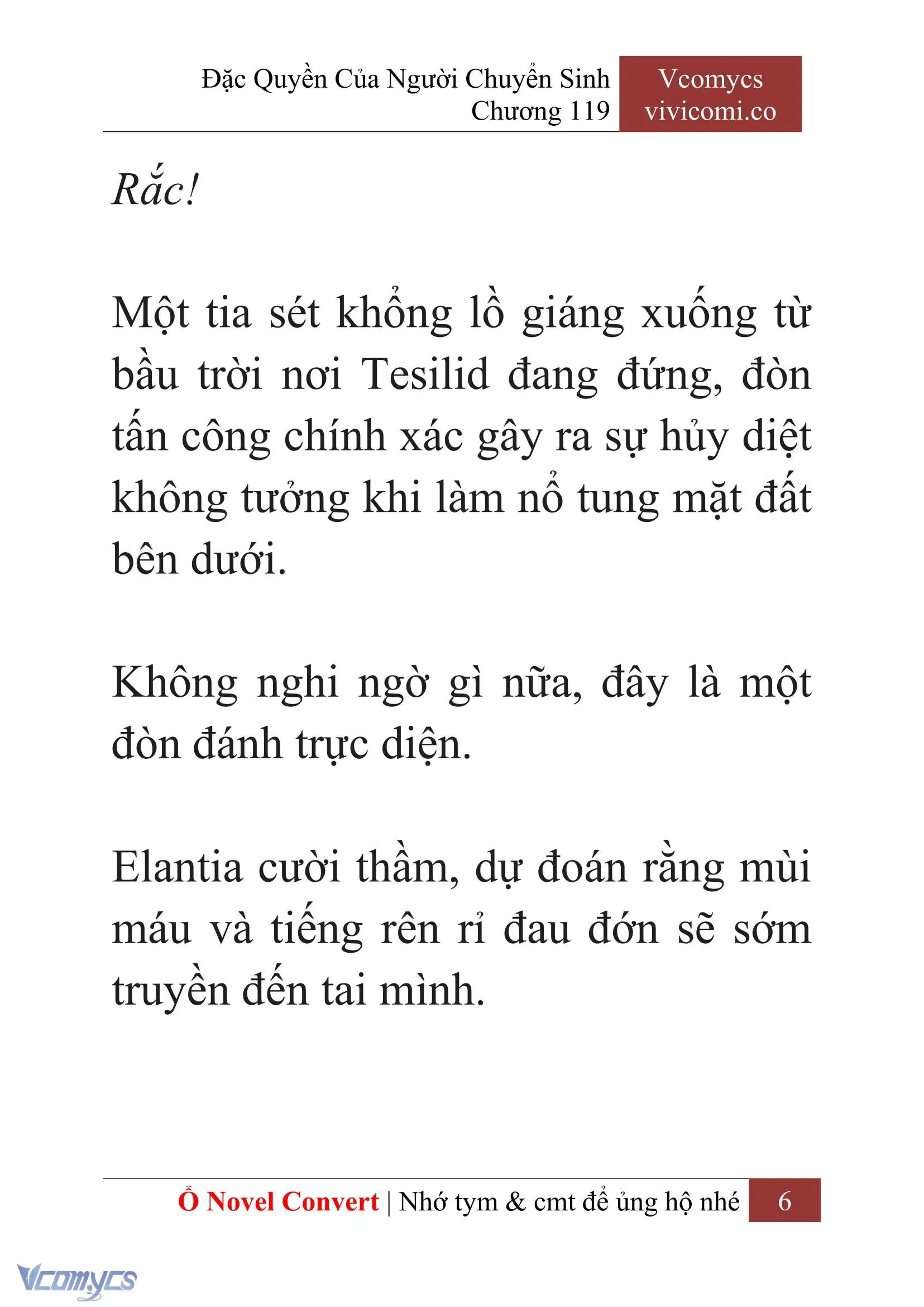 [Novel] Đặc Quyền Của Người Chuyển Sinh Chapter 119 - Trang 8