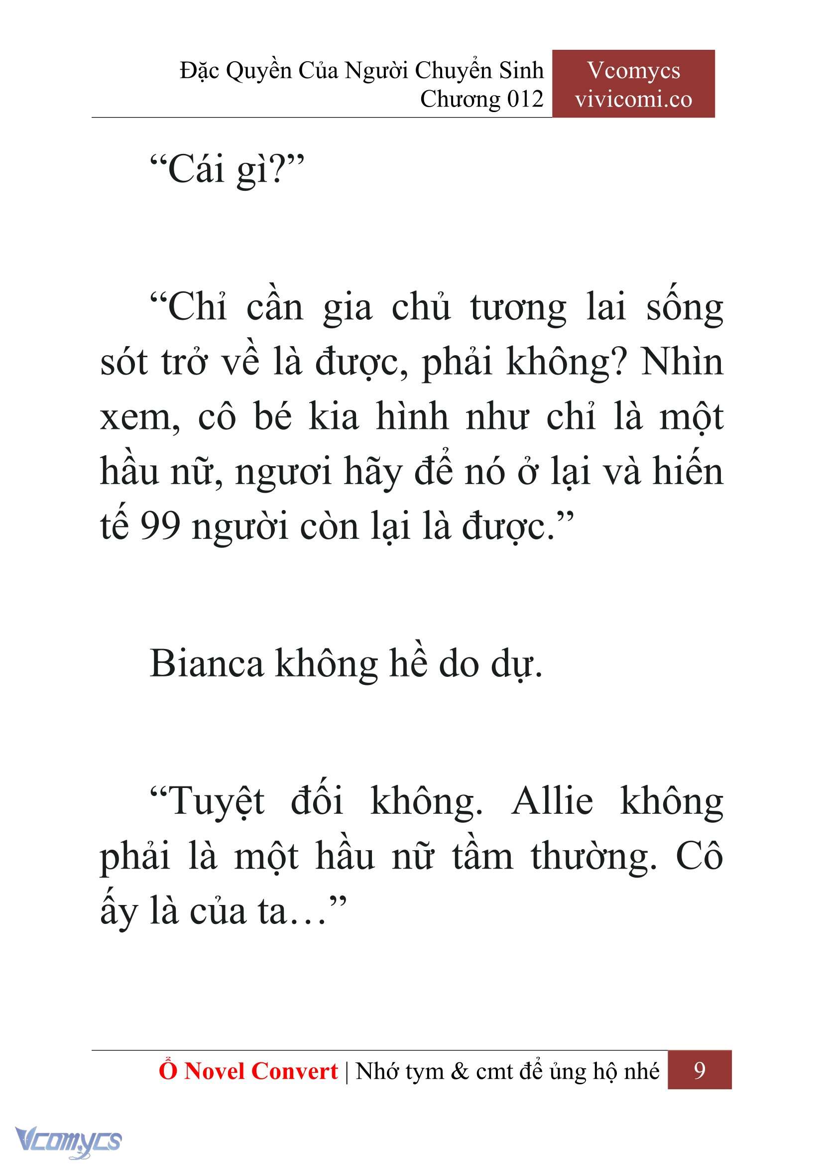 [Novel] Đặc Quyền Của Người Chuyển Sinh Chapter 12 - Trang 12