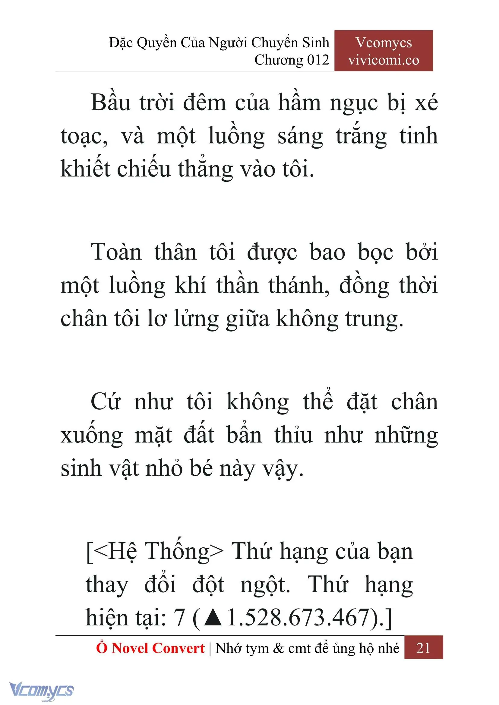 [Novel] Đặc Quyền Của Người Chuyển Sinh Chapter 12 - Trang 24