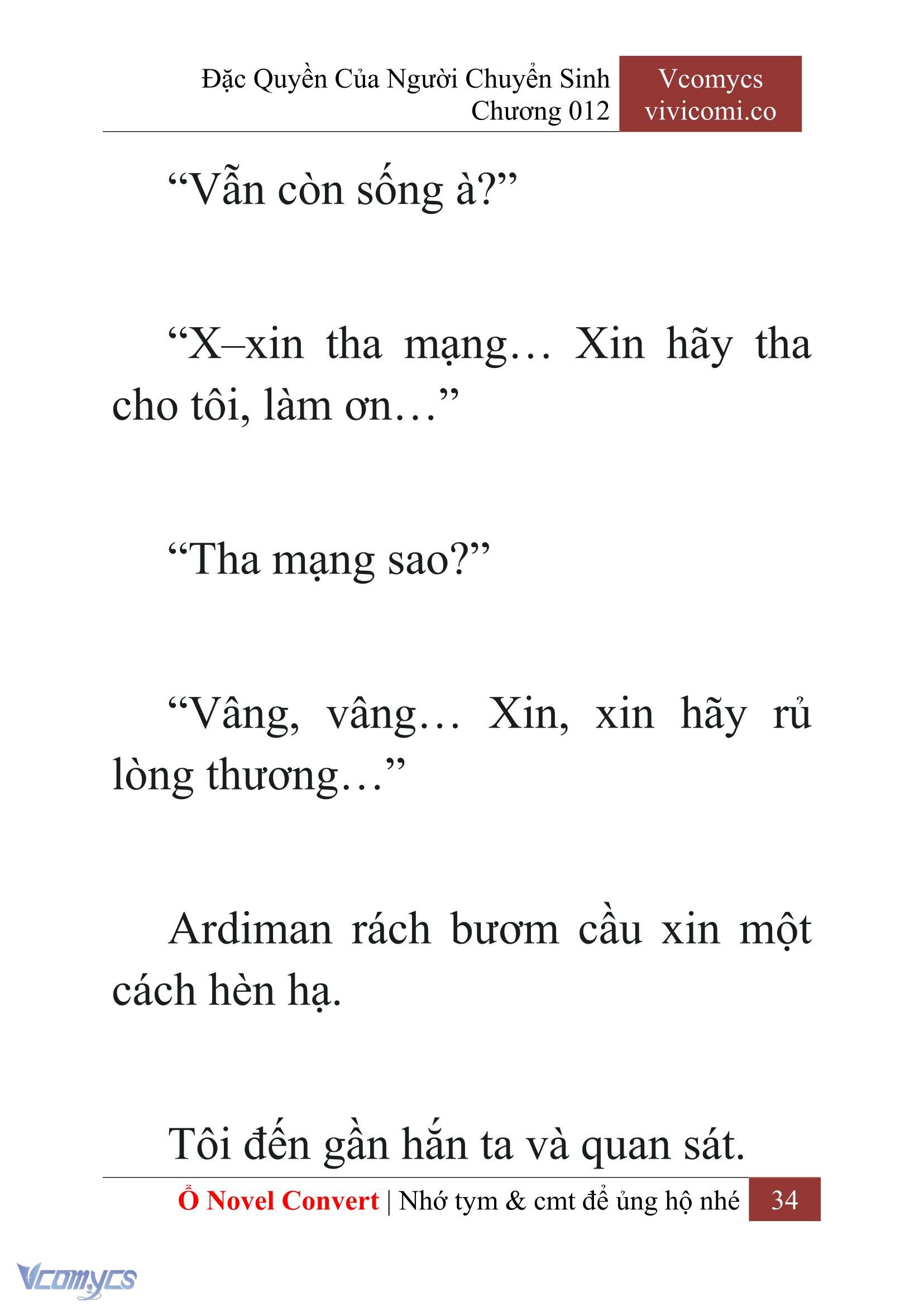[Novel] Đặc Quyền Của Người Chuyển Sinh Chapter 12 - Trang 37