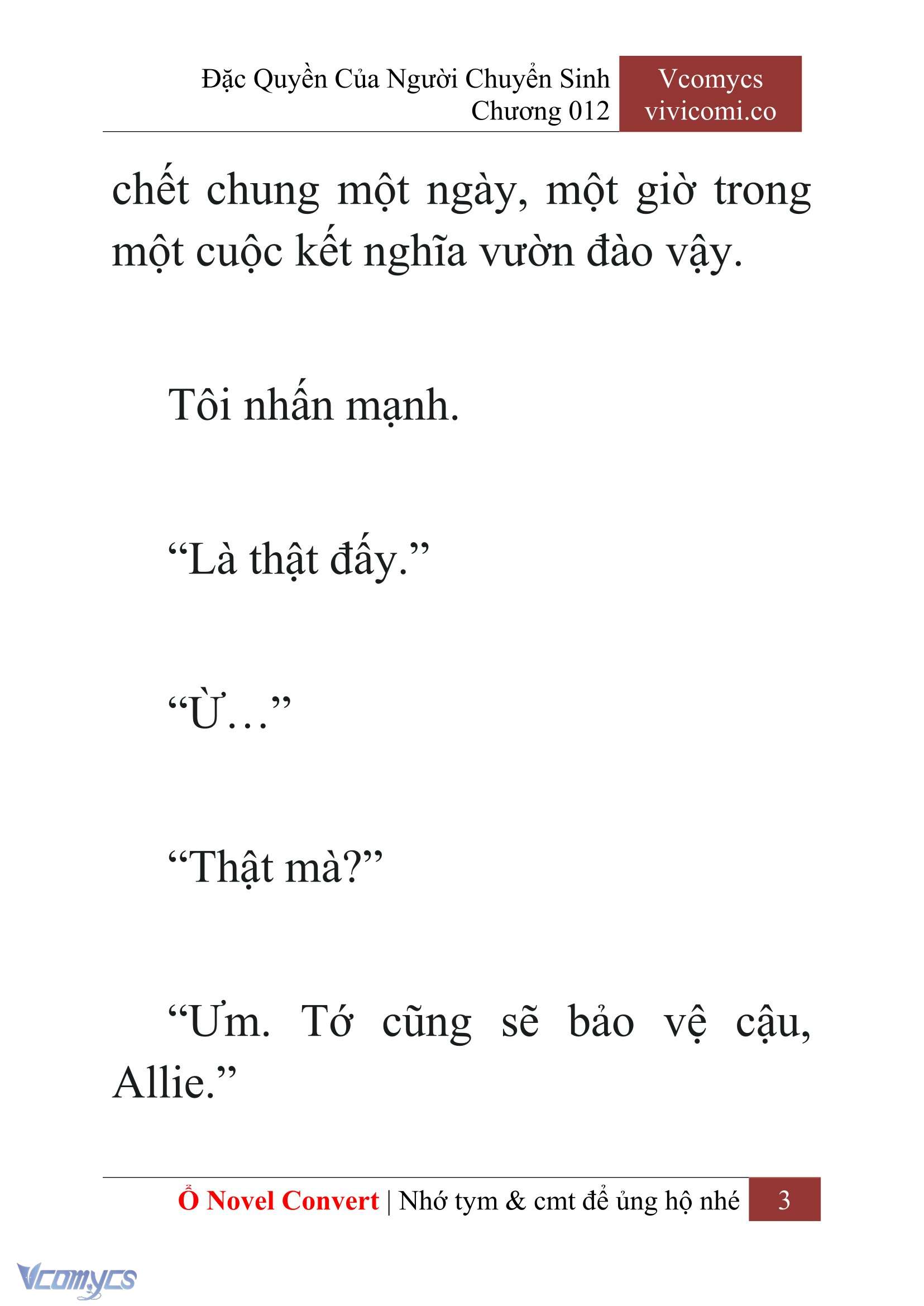 [Novel] Đặc Quyền Của Người Chuyển Sinh Chapter 12 - Trang 6