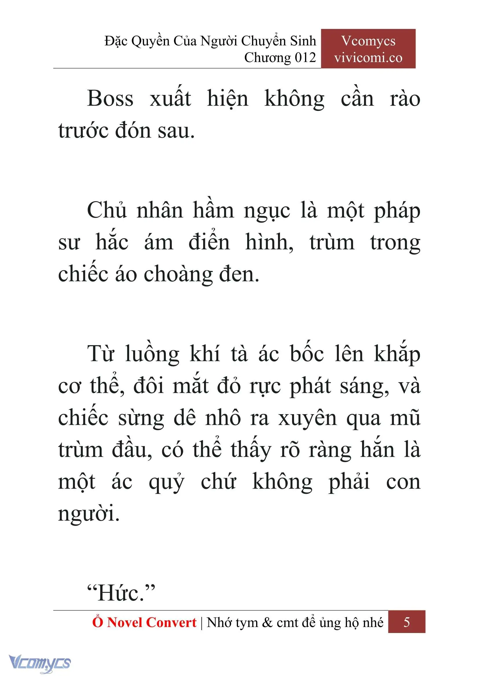 [Novel] Đặc Quyền Của Người Chuyển Sinh Chapter 12 - Trang 8