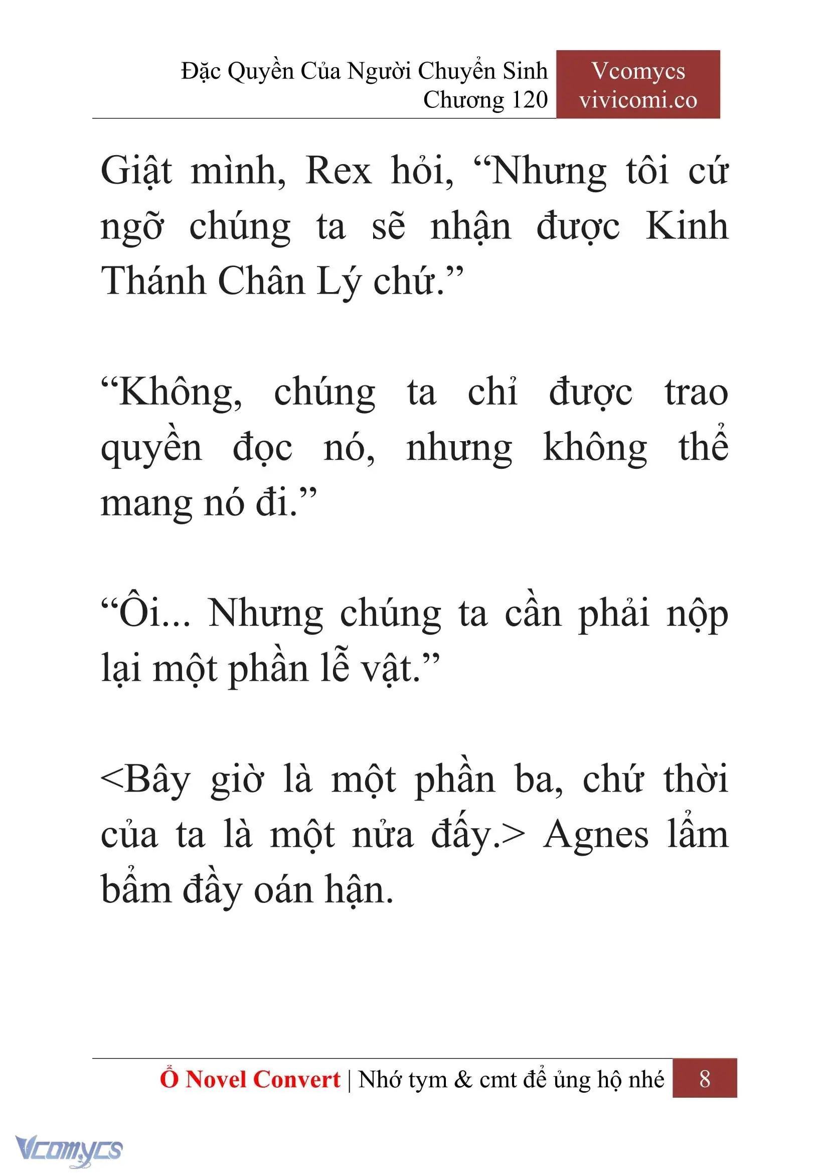 [Novel] Đặc Quyền Của Người Chuyển Sinh Chapter 120 - Trang 11