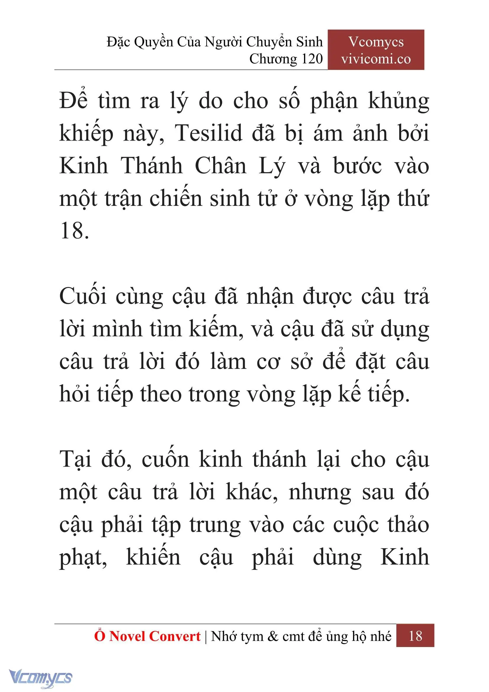 [Novel] Đặc Quyền Của Người Chuyển Sinh Chapter 120 - Trang 21