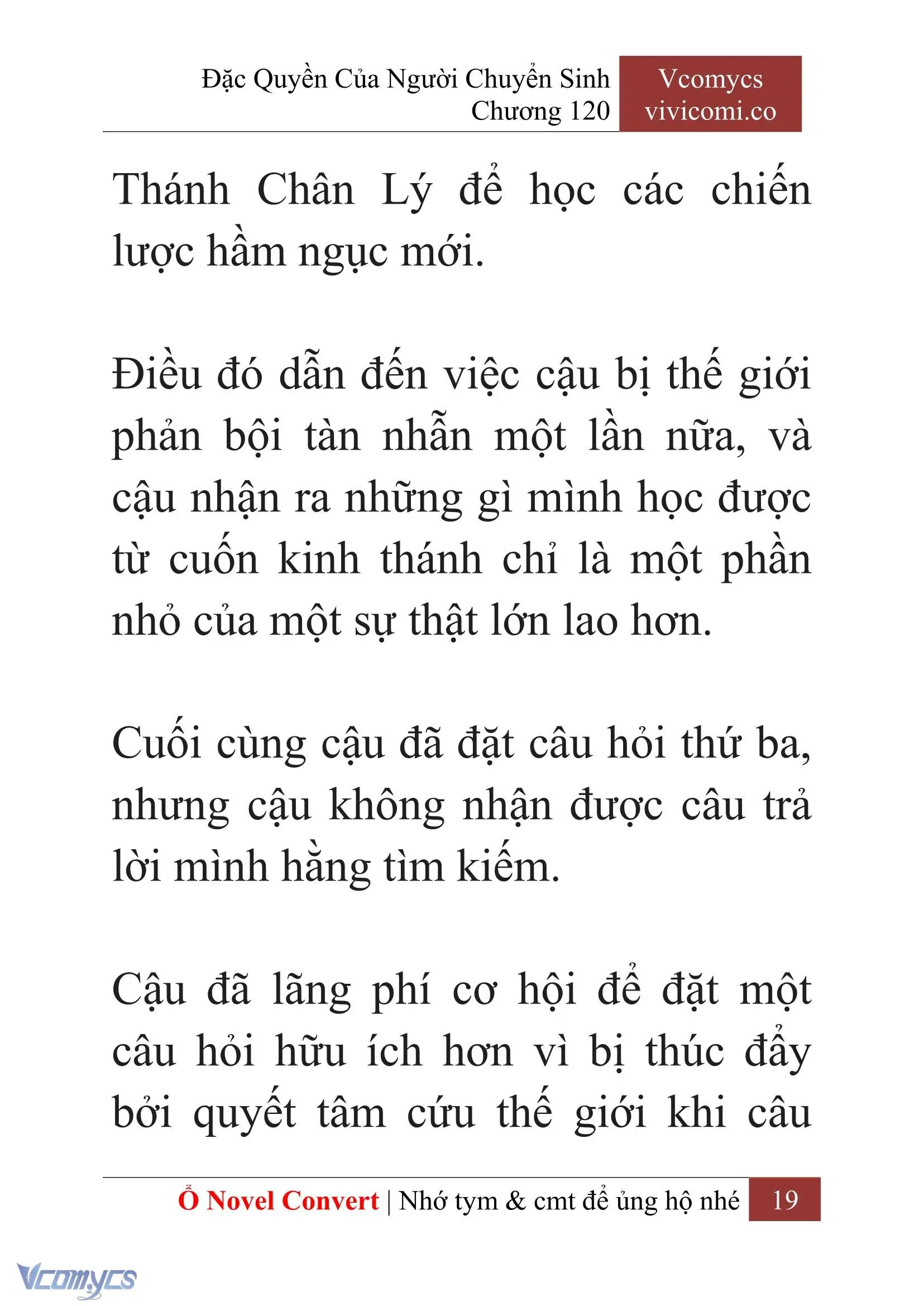 [Novel] Đặc Quyền Của Người Chuyển Sinh Chapter 120 - Trang 22