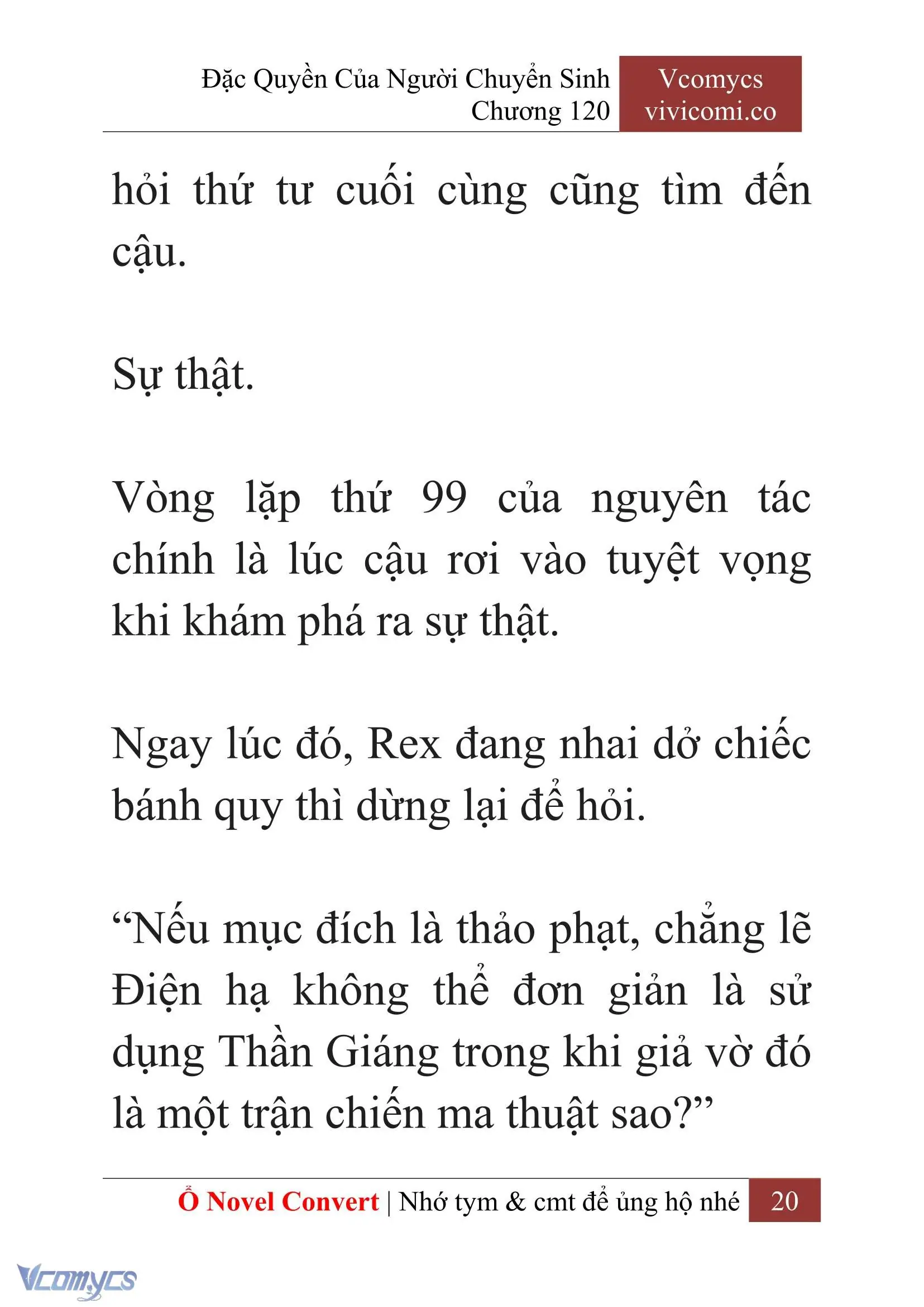 [Novel] Đặc Quyền Của Người Chuyển Sinh Chapter 120 - Trang 23