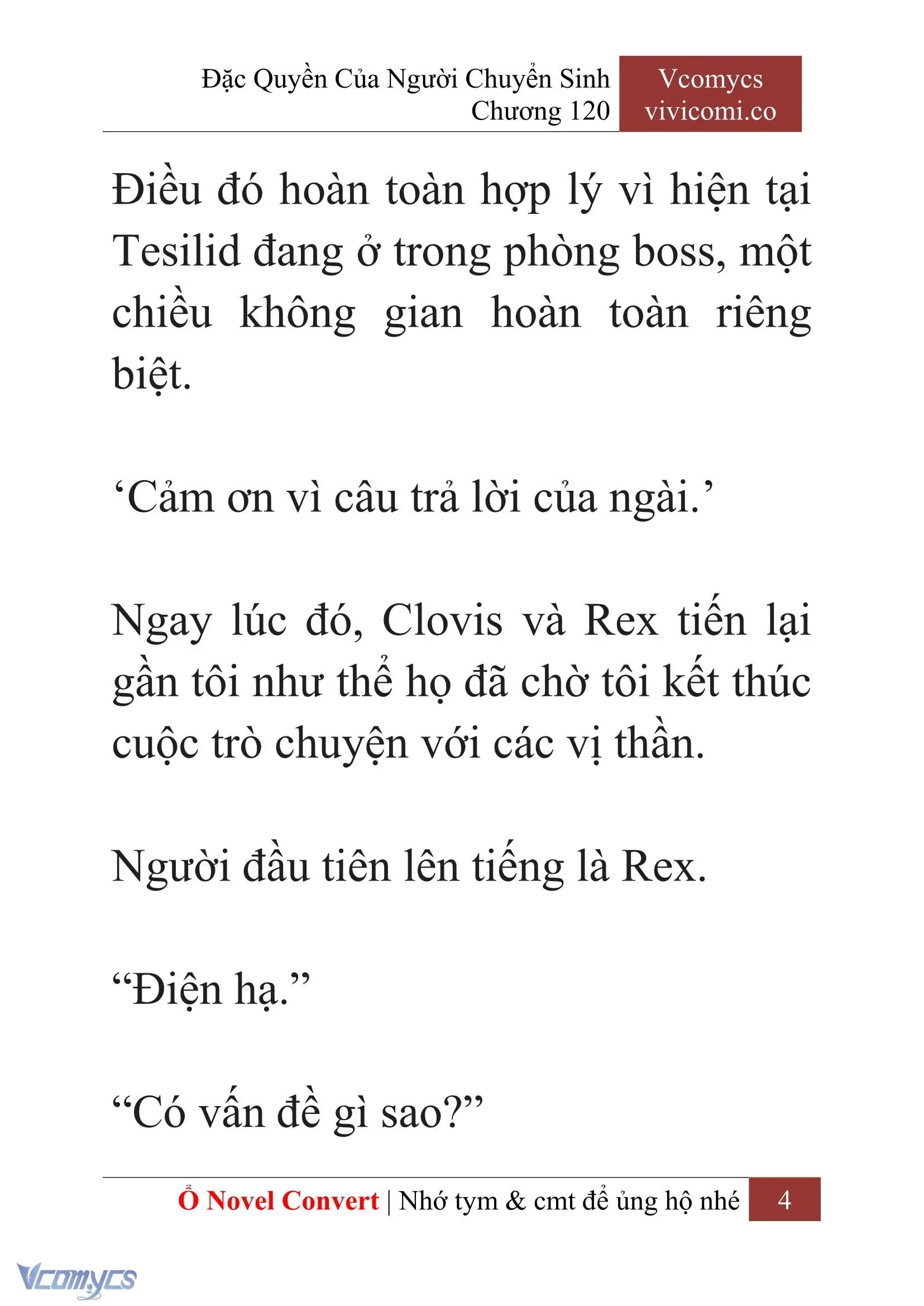 [Novel] Đặc Quyền Của Người Chuyển Sinh Chapter 120 - Trang 7