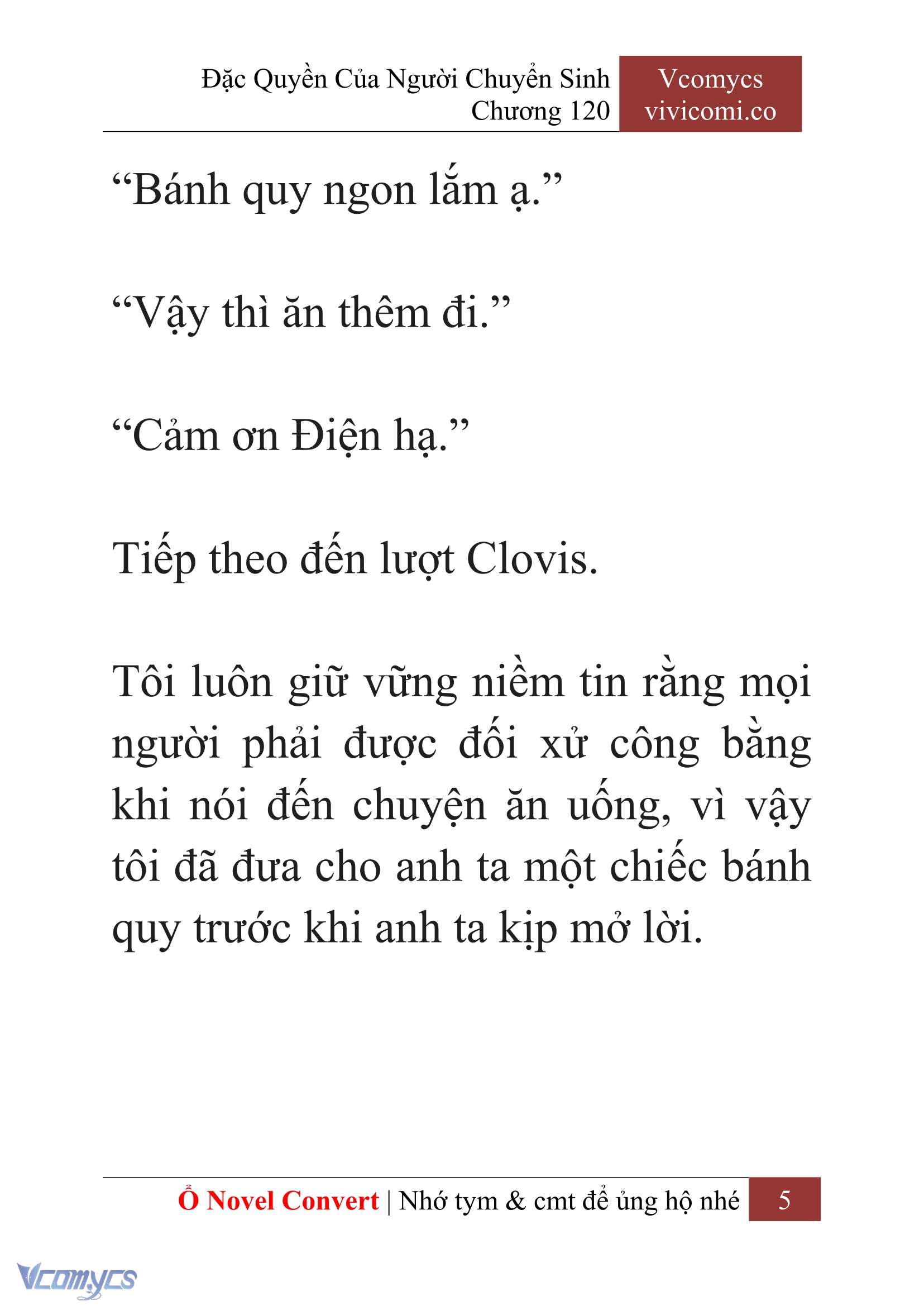 [Novel] Đặc Quyền Của Người Chuyển Sinh Chapter 120 - Trang 8