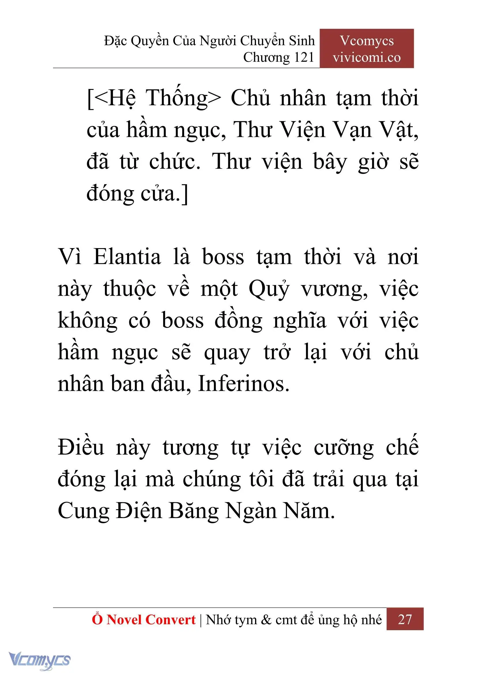 [Novel] Đặc Quyền Của Người Chuyển Sinh Chapter 121 - Trang 30