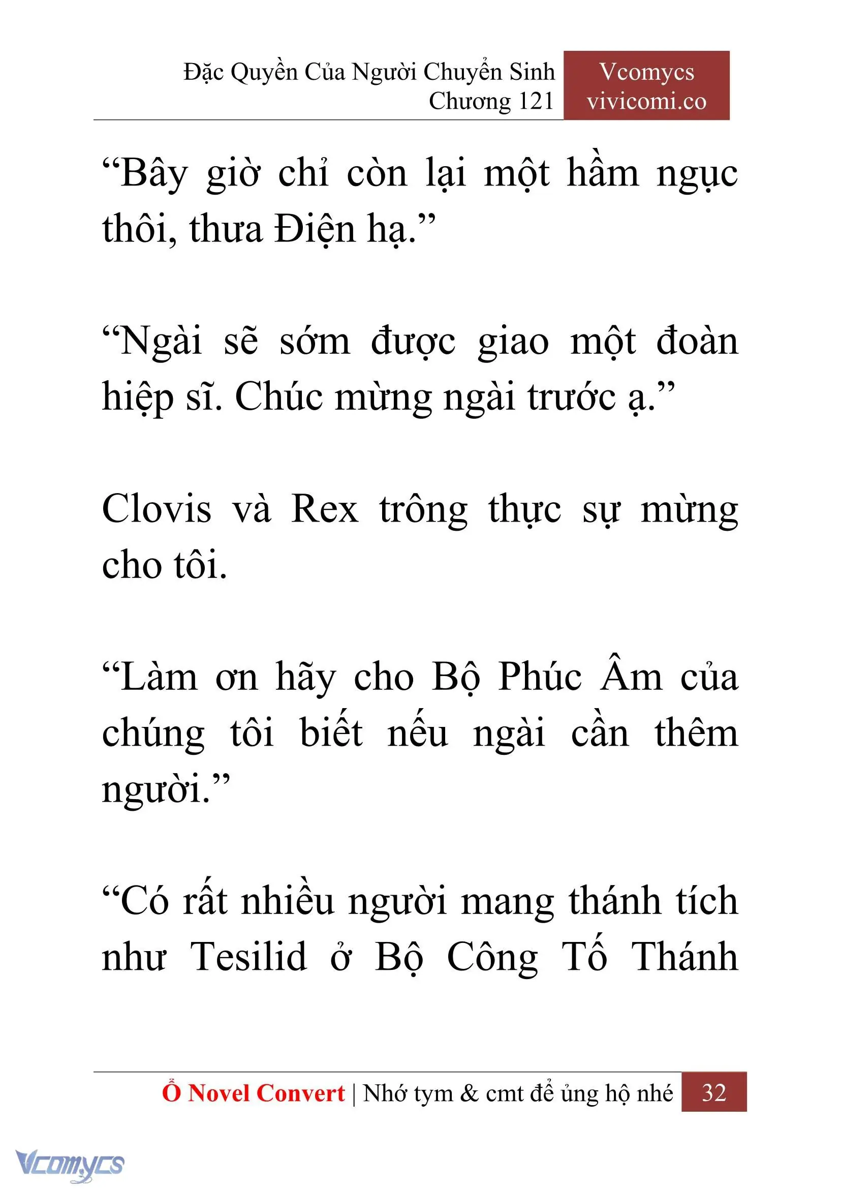 [Novel] Đặc Quyền Của Người Chuyển Sinh Chapter 121 - Trang 35