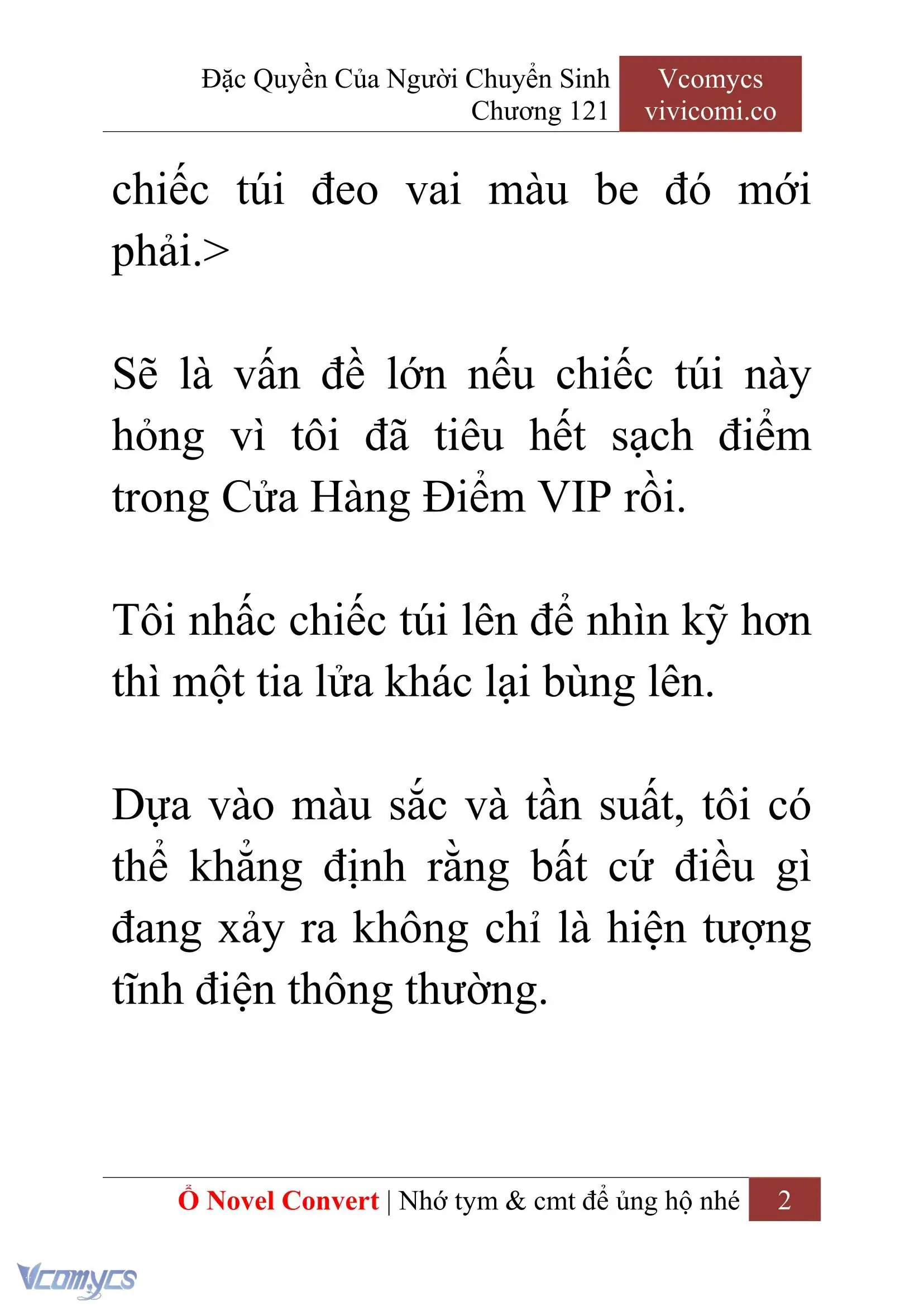 [Novel] Đặc Quyền Của Người Chuyển Sinh Chapter 121 - Trang 5