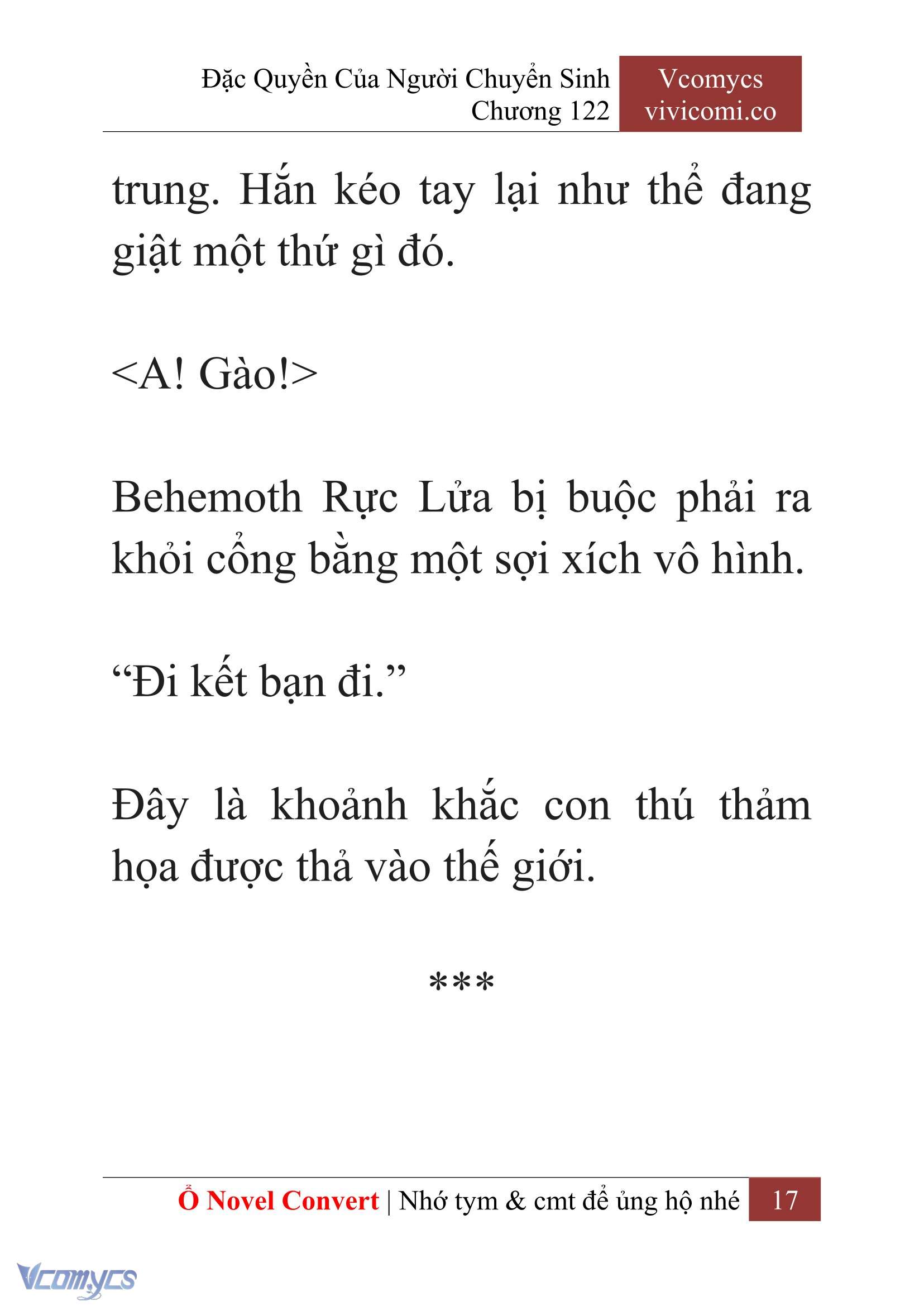 [Novel] Đặc Quyền Của Người Chuyển Sinh Chapter 122 - Trang 20