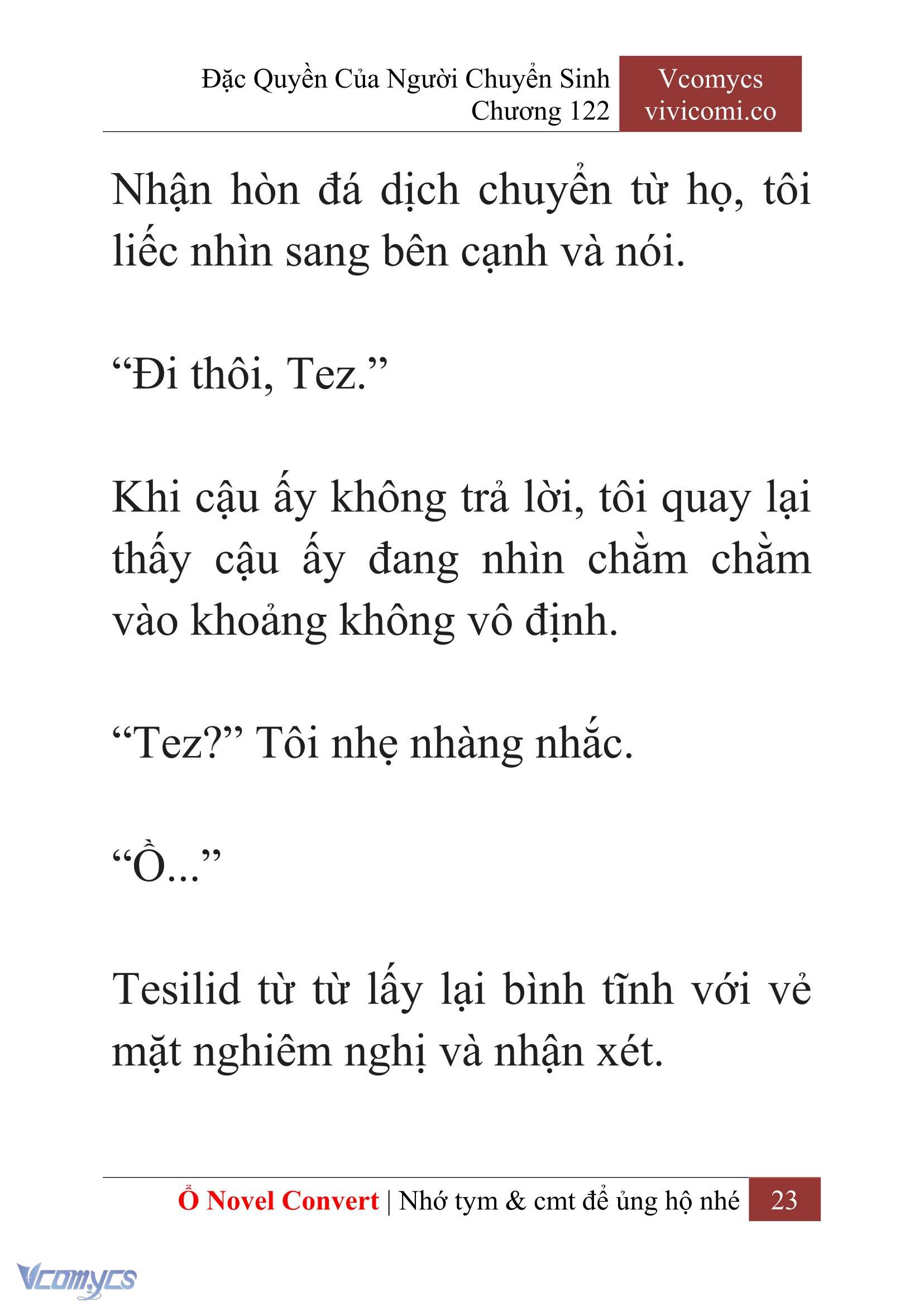 [Novel] Đặc Quyền Của Người Chuyển Sinh Chapter 122 - Trang 26