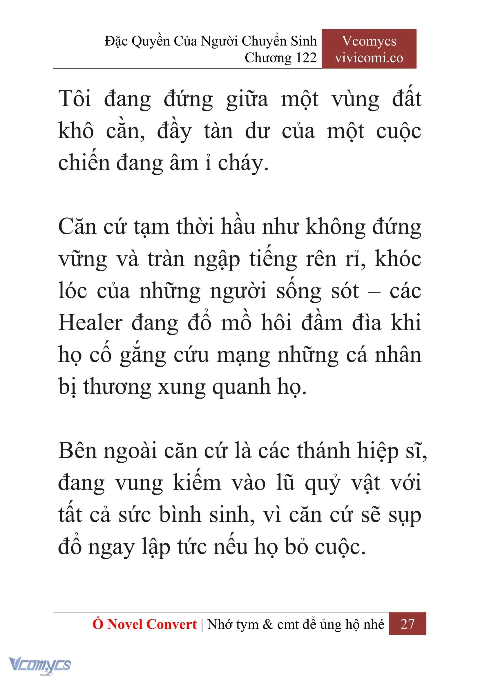 [Novel] Đặc Quyền Của Người Chuyển Sinh Chapter 122 - Trang 30