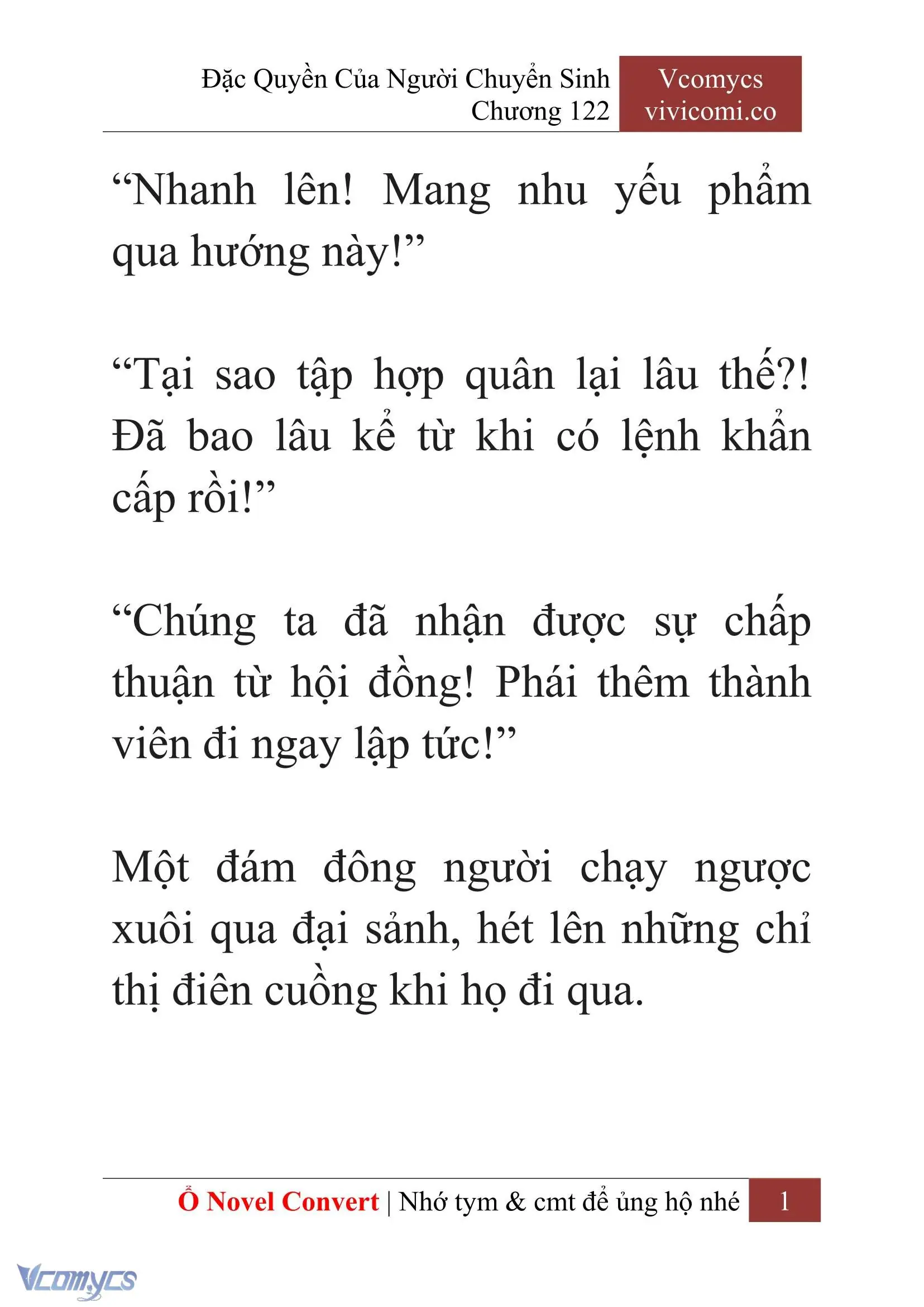 [Novel] Đặc Quyền Của Người Chuyển Sinh Chapter 122 - Trang 4
