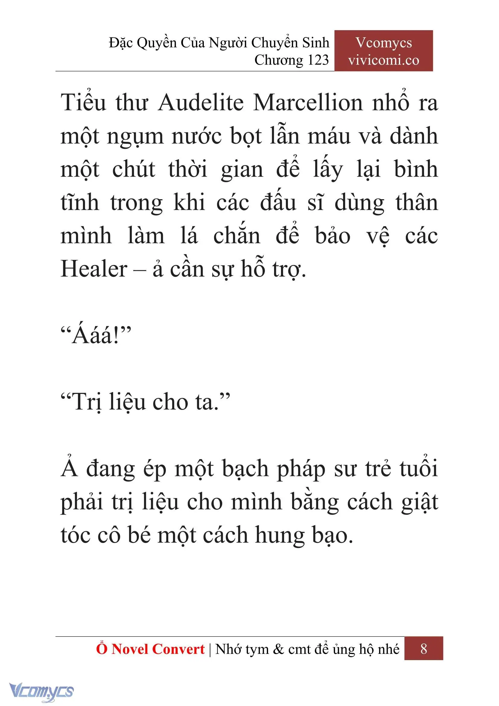 [Novel] Đặc Quyền Của Người Chuyển Sinh Chapter 123 - Trang 11