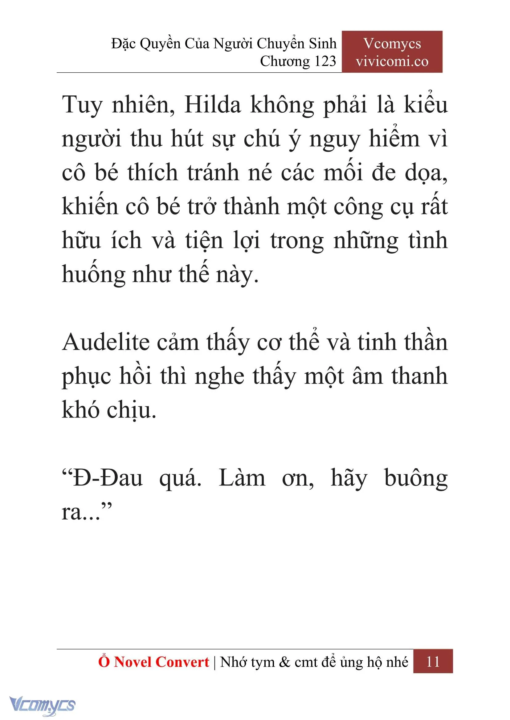 [Novel] Đặc Quyền Của Người Chuyển Sinh Chapter 123 - Trang 14