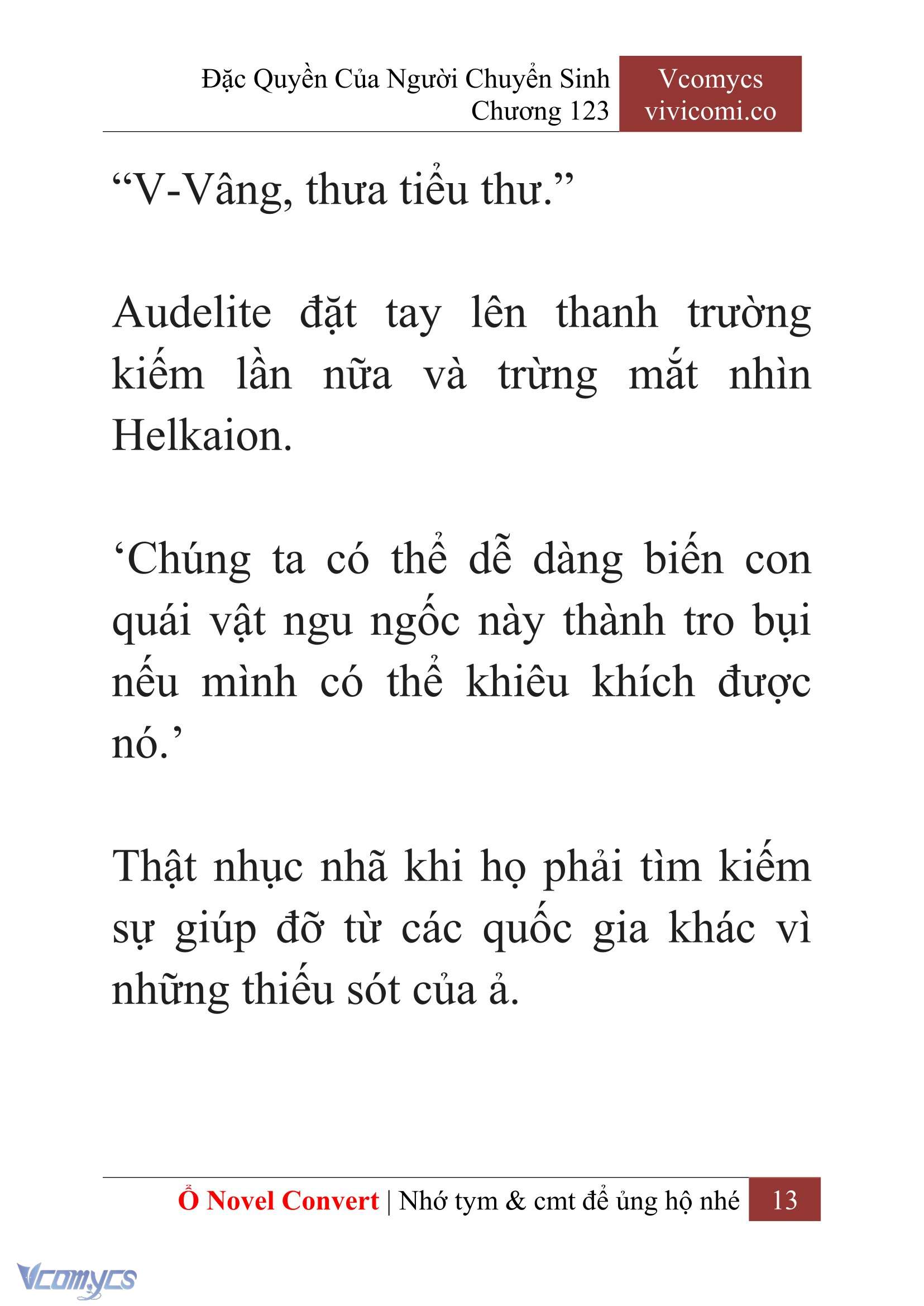 [Novel] Đặc Quyền Của Người Chuyển Sinh Chapter 123 - Trang 16