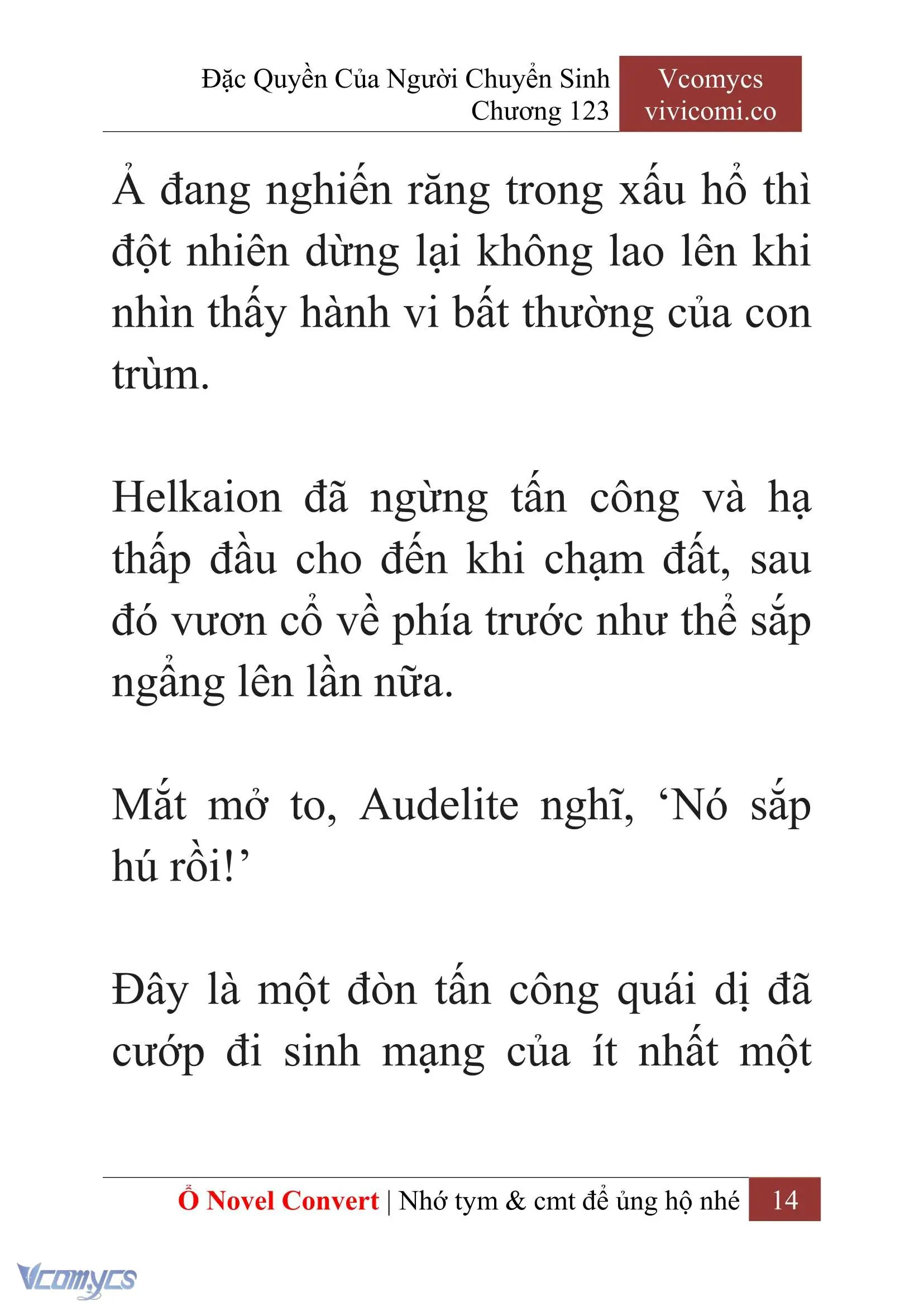 [Novel] Đặc Quyền Của Người Chuyển Sinh Chapter 123 - Trang 17