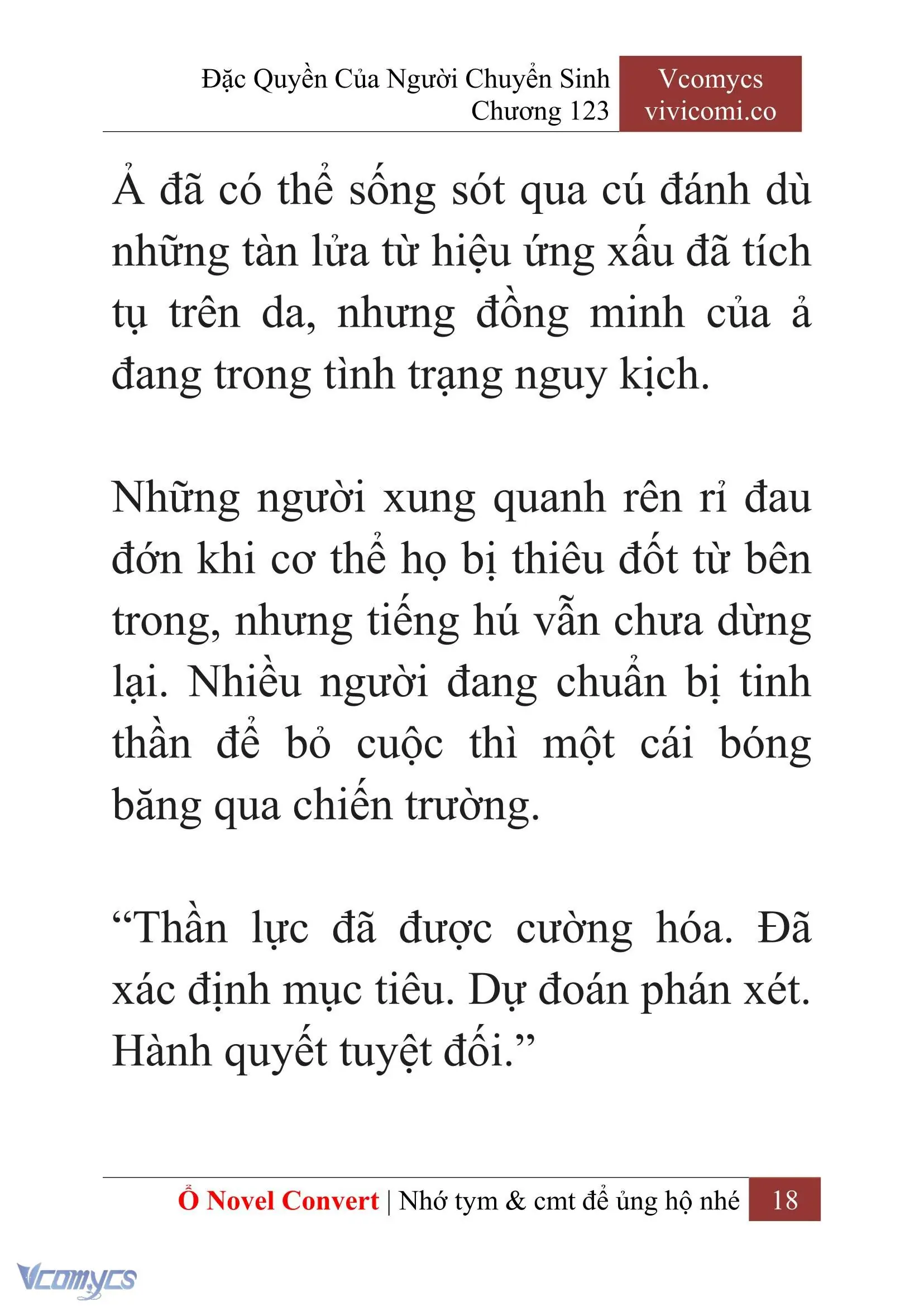 [Novel] Đặc Quyền Của Người Chuyển Sinh Chapter 123 - Trang 21