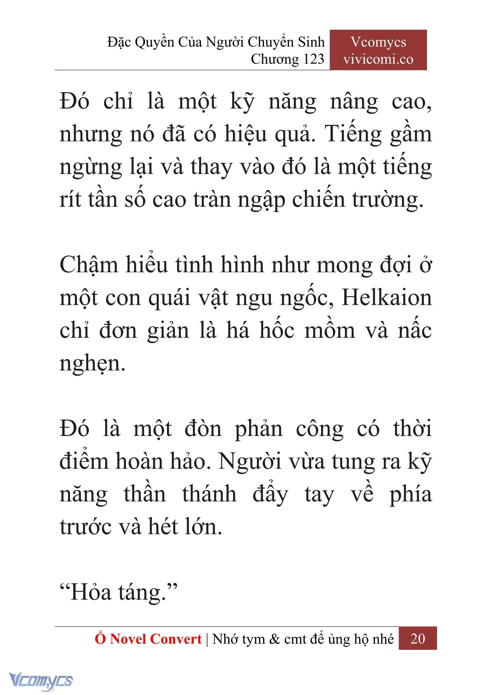 [Novel] Đặc Quyền Của Người Chuyển Sinh Chapter 123 - Trang 23