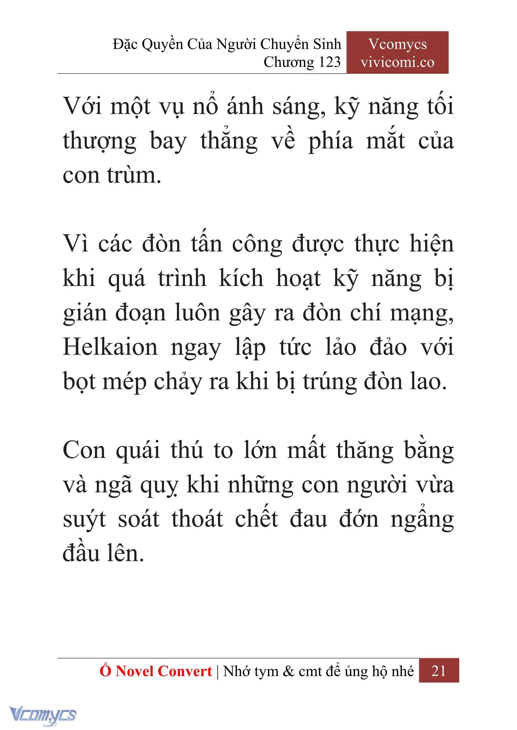 [Novel] Đặc Quyền Của Người Chuyển Sinh Chapter 123 - Trang 24