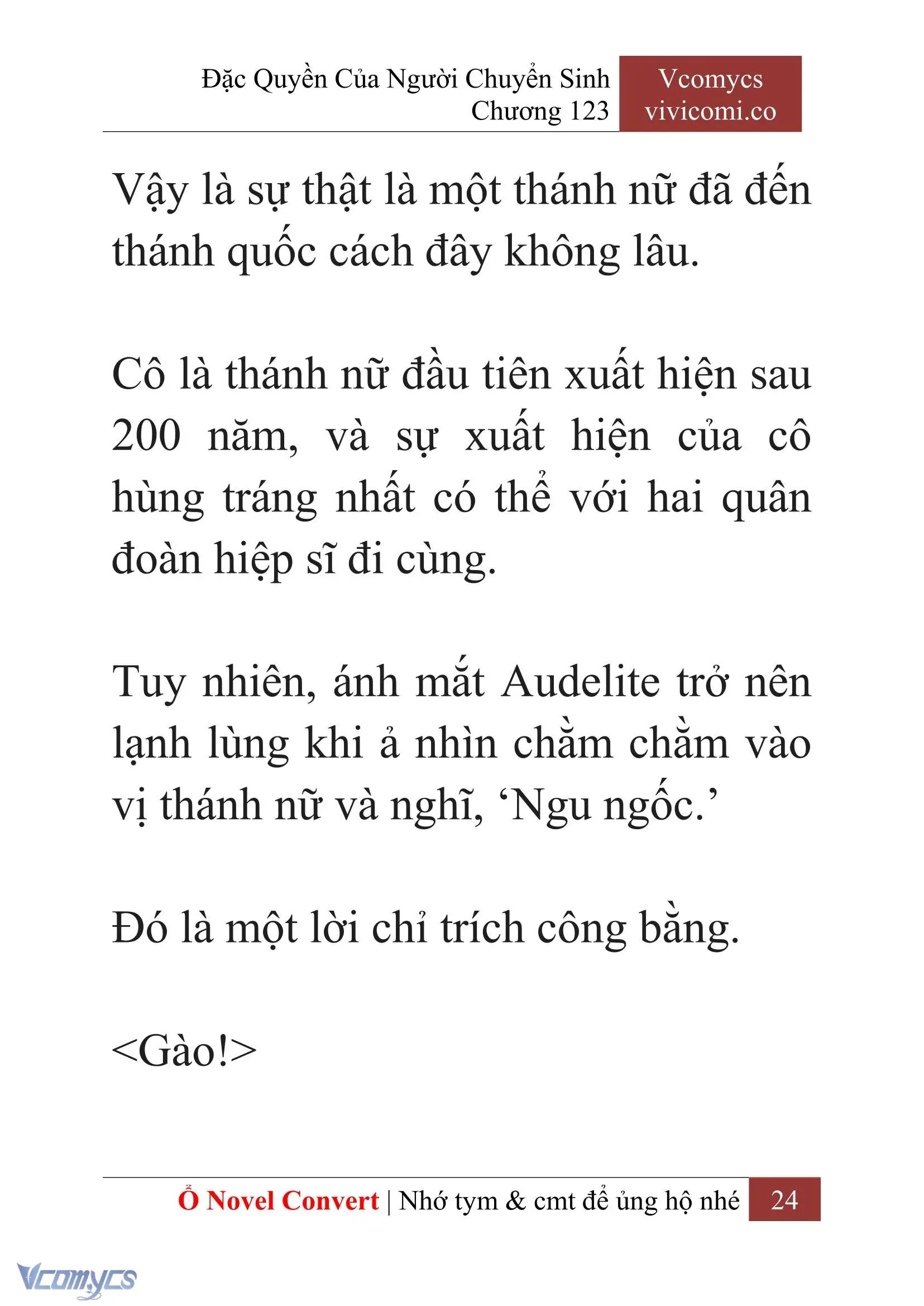 [Novel] Đặc Quyền Của Người Chuyển Sinh Chapter 123 - Trang 27