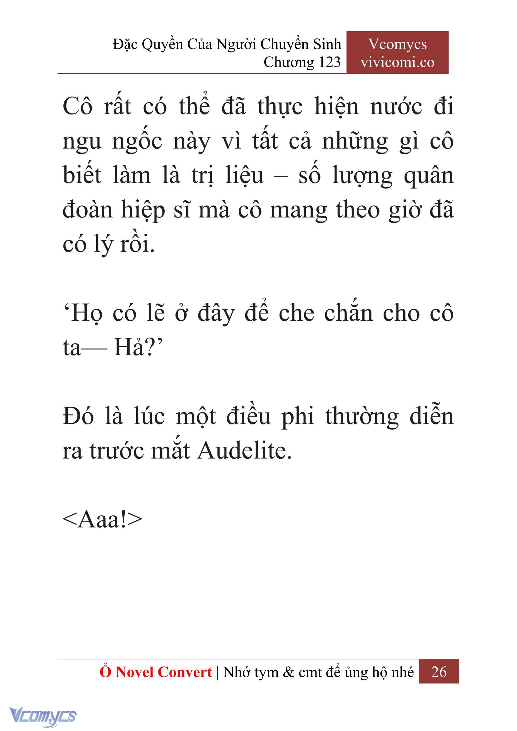 [Novel] Đặc Quyền Của Người Chuyển Sinh Chapter 123 - Trang 29