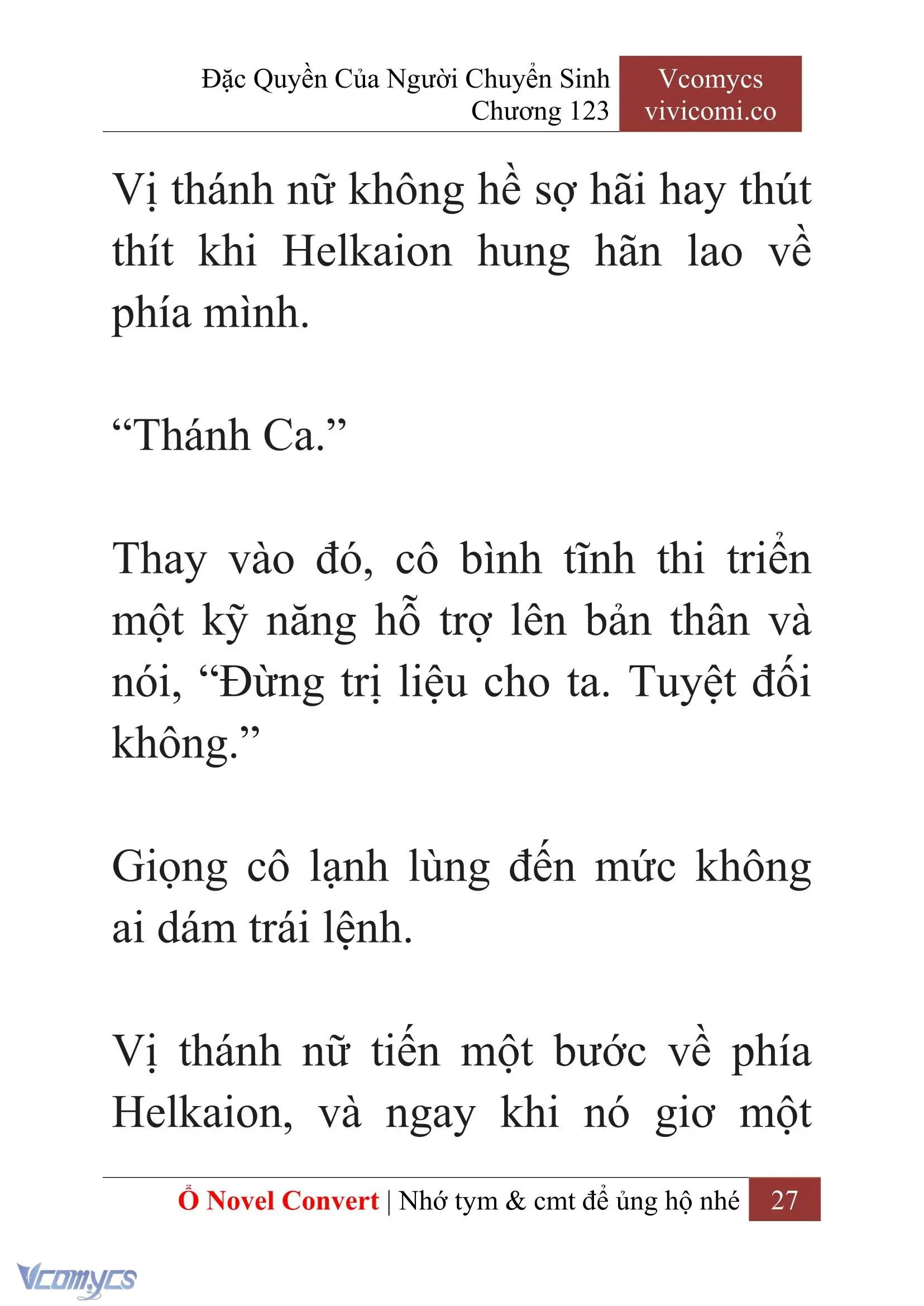[Novel] Đặc Quyền Của Người Chuyển Sinh Chapter 123 - Trang 30