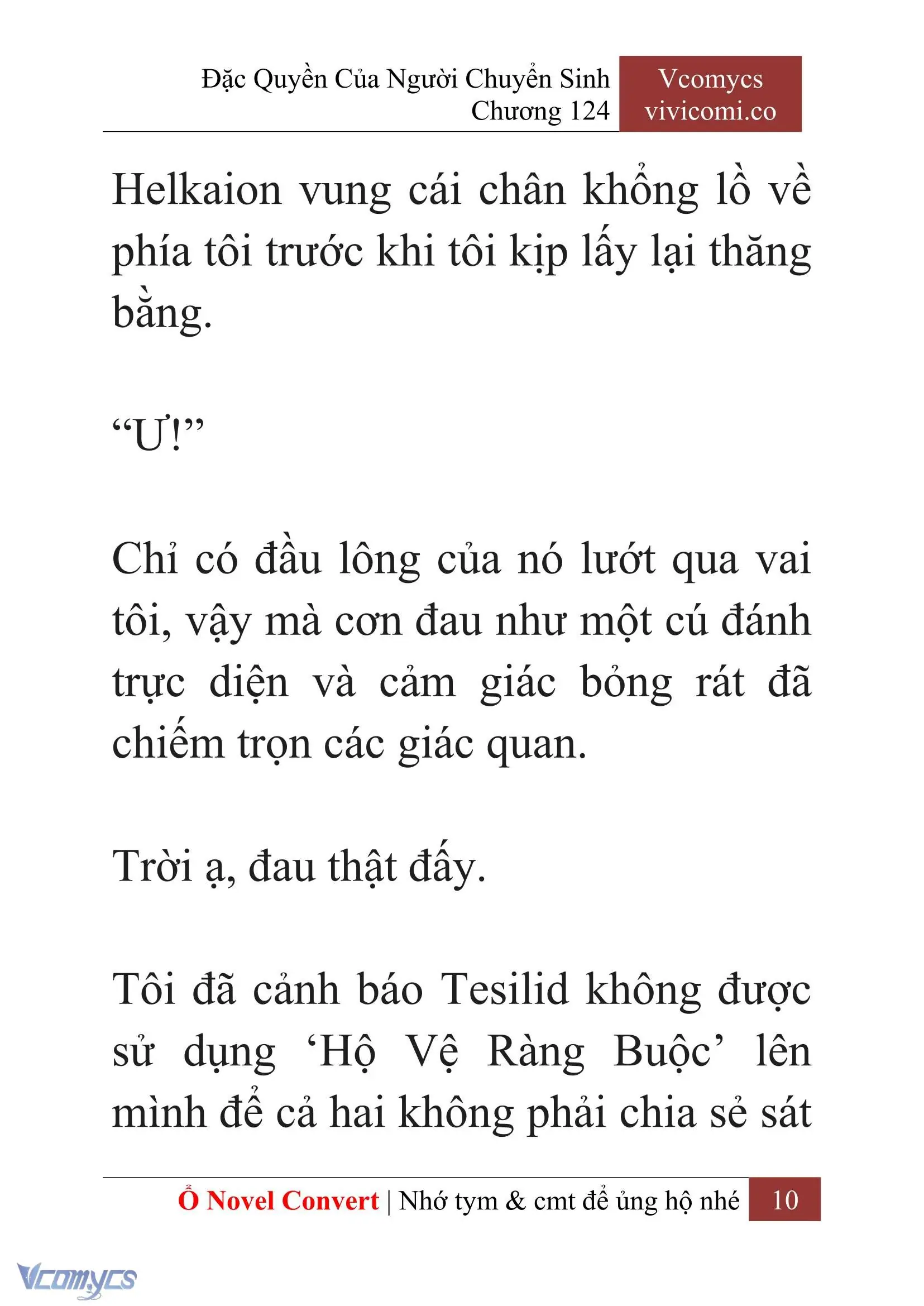 [Novel] Đặc Quyền Của Người Chuyển Sinh Chapter 124 - Trang 13
