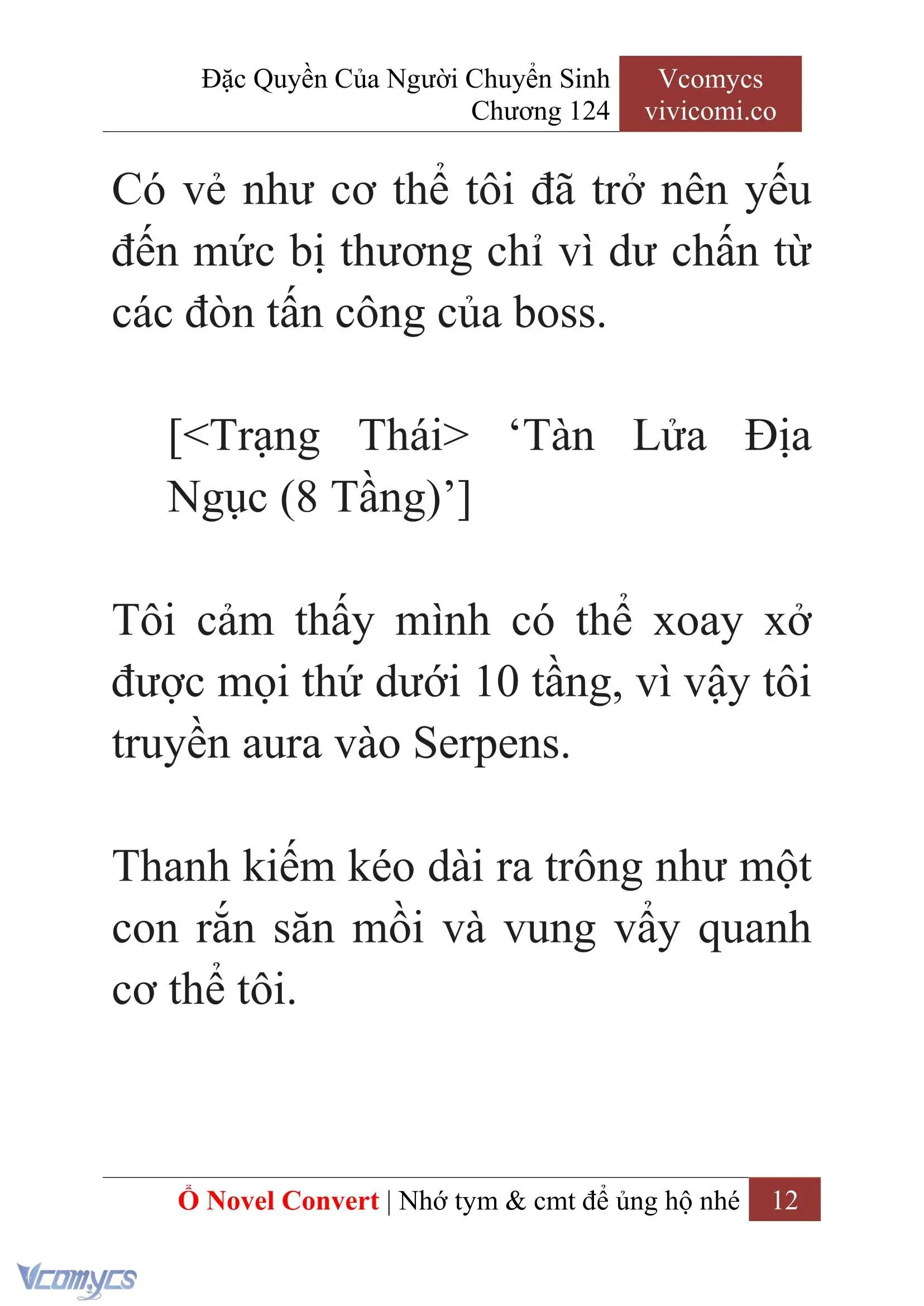 [Novel] Đặc Quyền Của Người Chuyển Sinh Chapter 124 - Trang 15