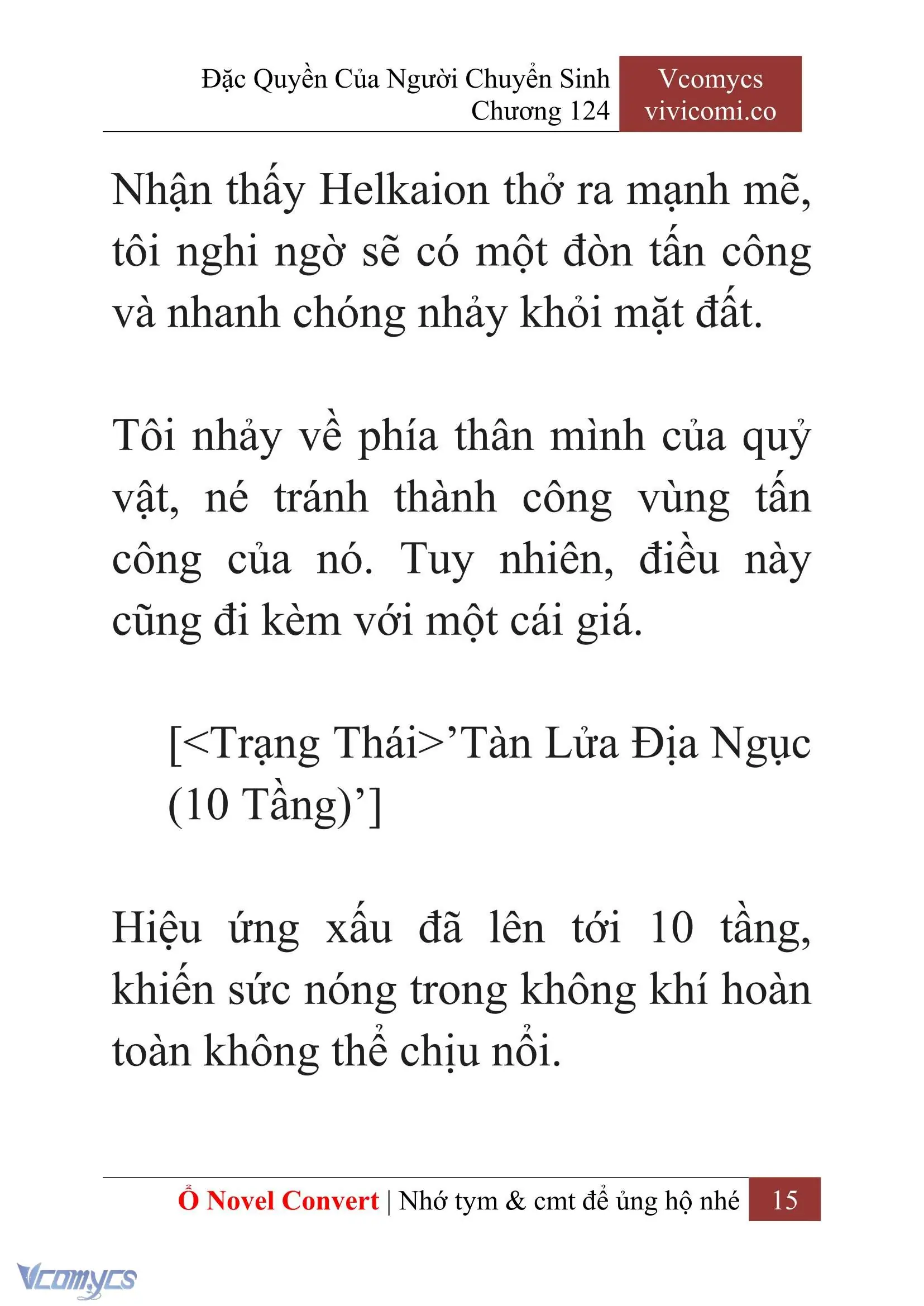 [Novel] Đặc Quyền Của Người Chuyển Sinh Chapter 124 - Trang 18