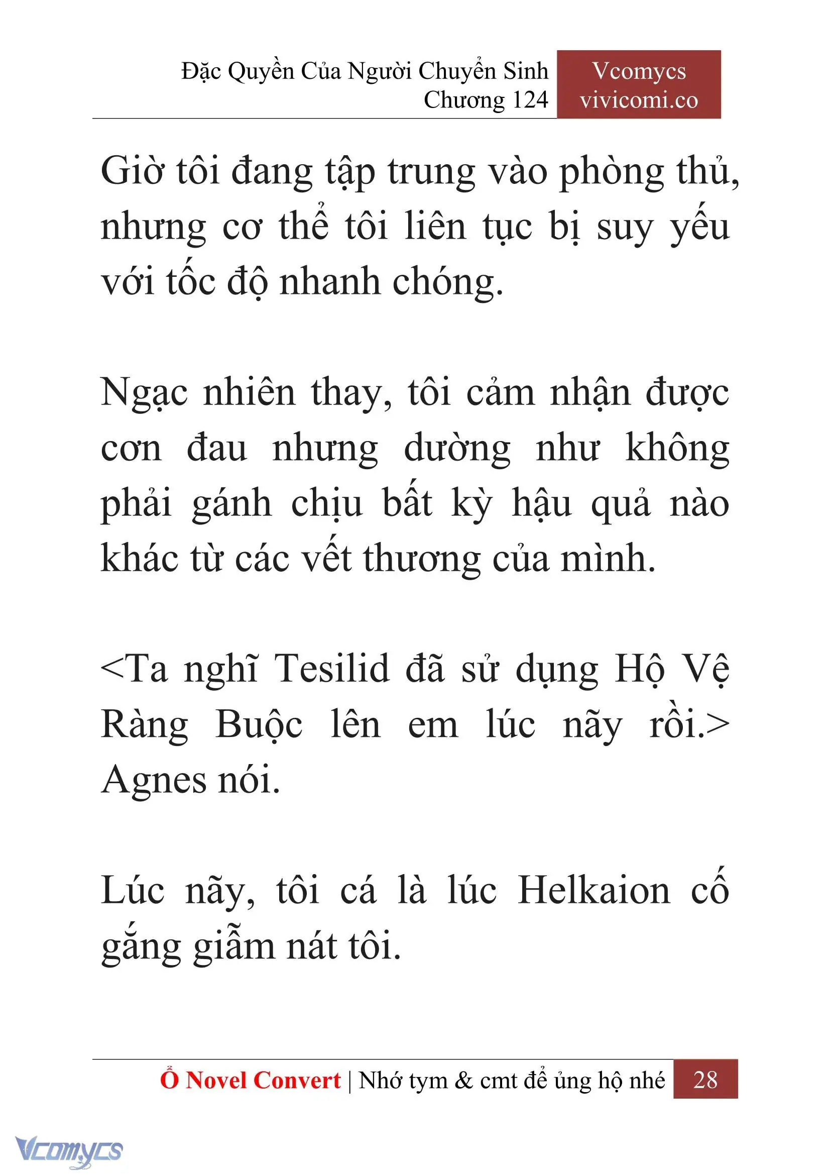 [Novel] Đặc Quyền Của Người Chuyển Sinh Chapter 124 - Trang 31