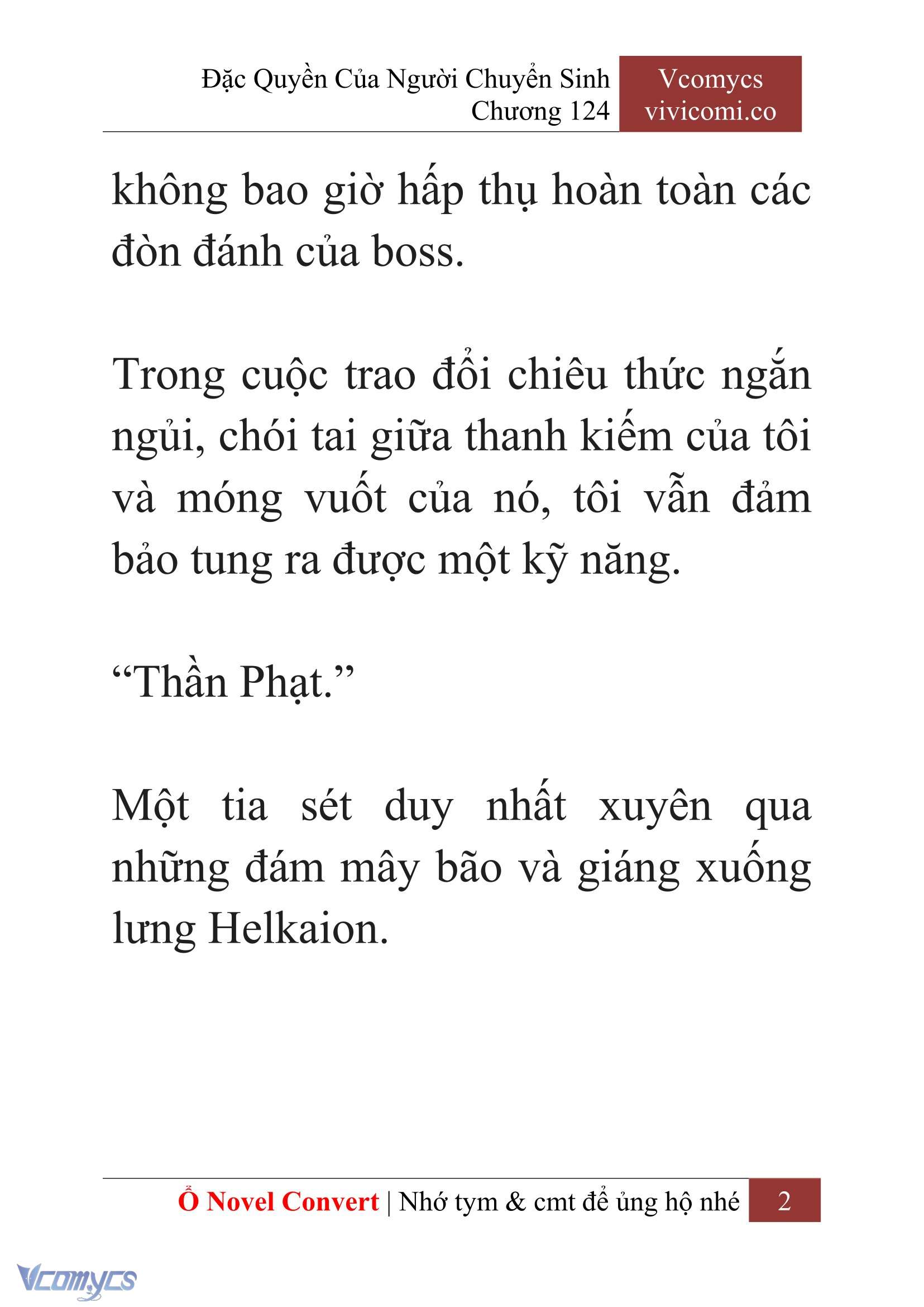 [Novel] Đặc Quyền Của Người Chuyển Sinh Chapter 124 - Trang 5
