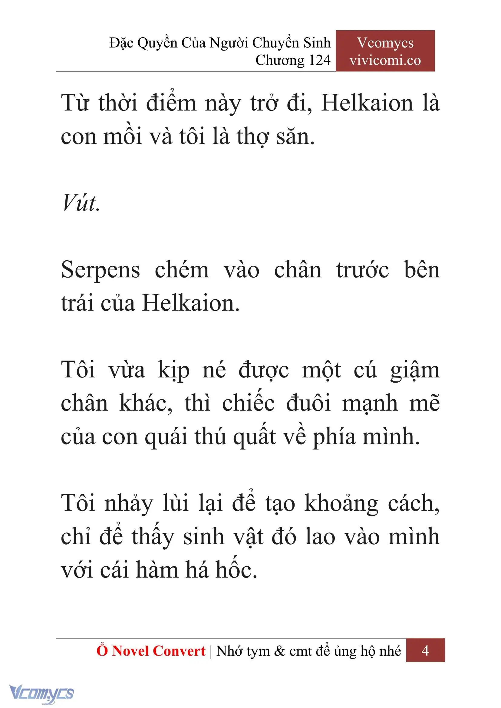 [Novel] Đặc Quyền Của Người Chuyển Sinh Chapter 124 - Trang 7