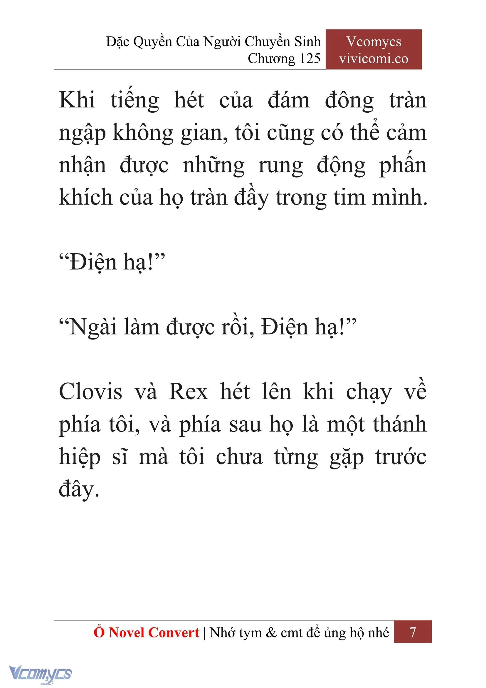 [Novel] Đặc Quyền Của Người Chuyển Sinh Chapter 125 - Trang 10