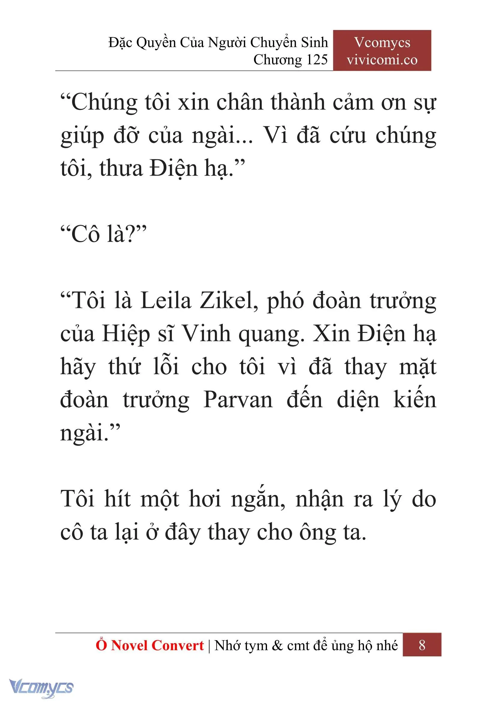 [Novel] Đặc Quyền Của Người Chuyển Sinh Chapter 125 - Trang 11