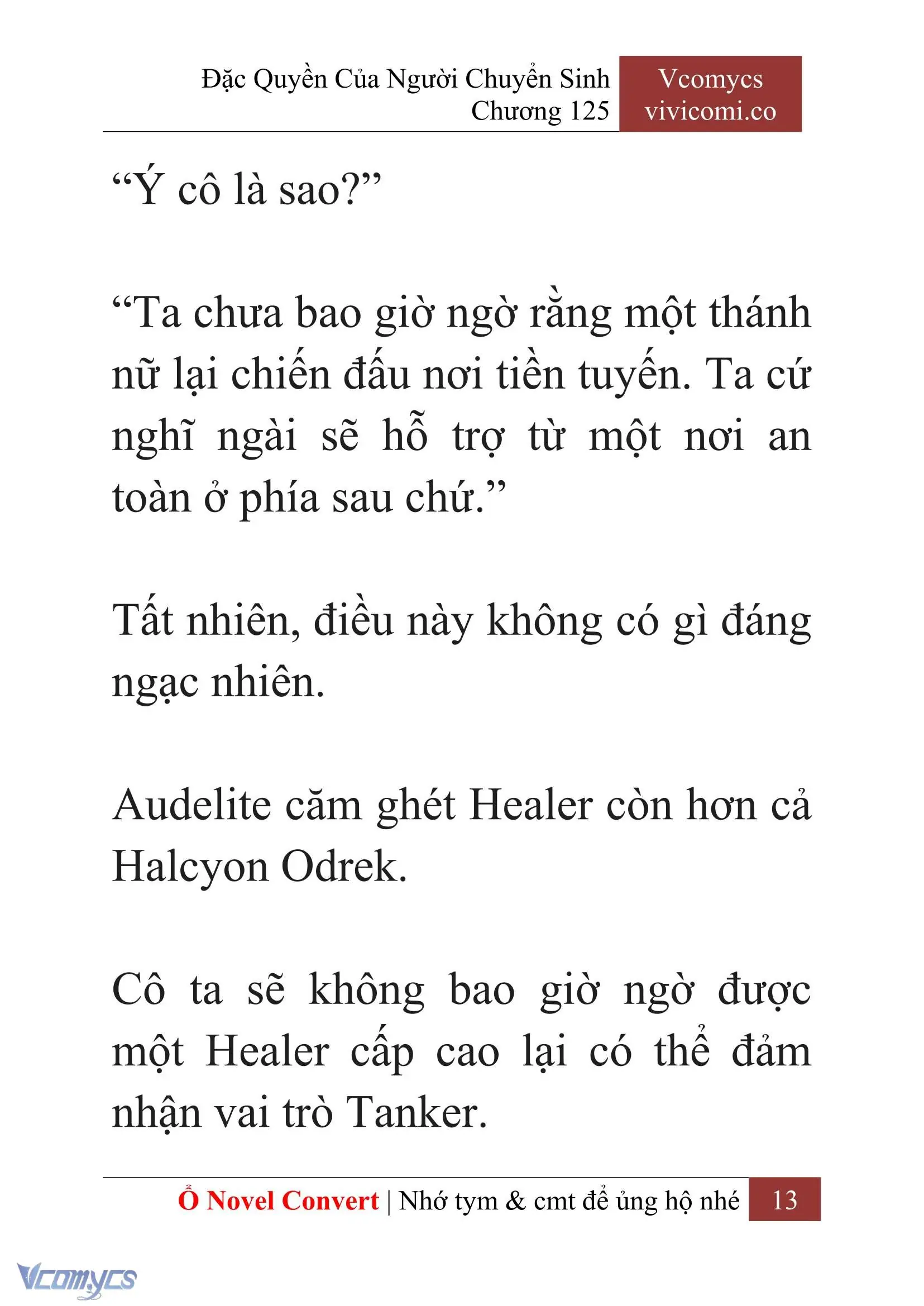 [Novel] Đặc Quyền Của Người Chuyển Sinh Chapter 125 - Trang 16