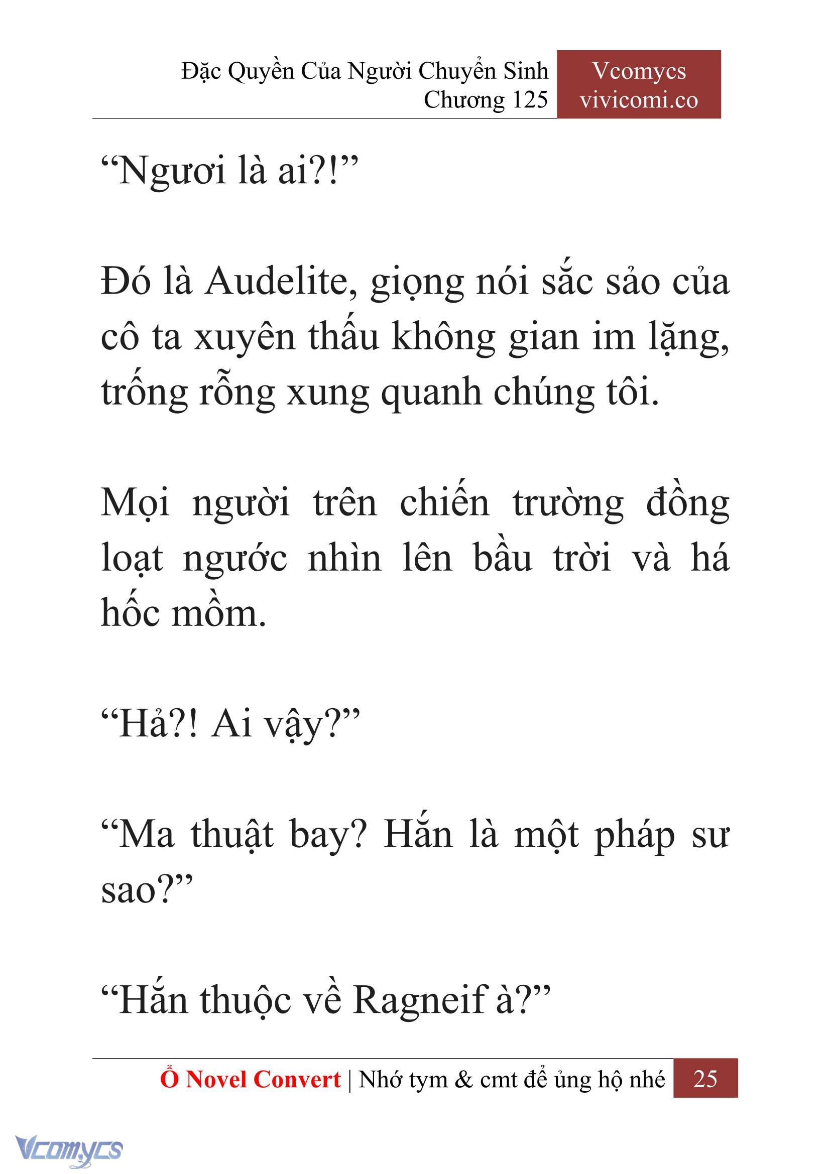 [Novel] Đặc Quyền Của Người Chuyển Sinh Chapter 125 - Trang 28