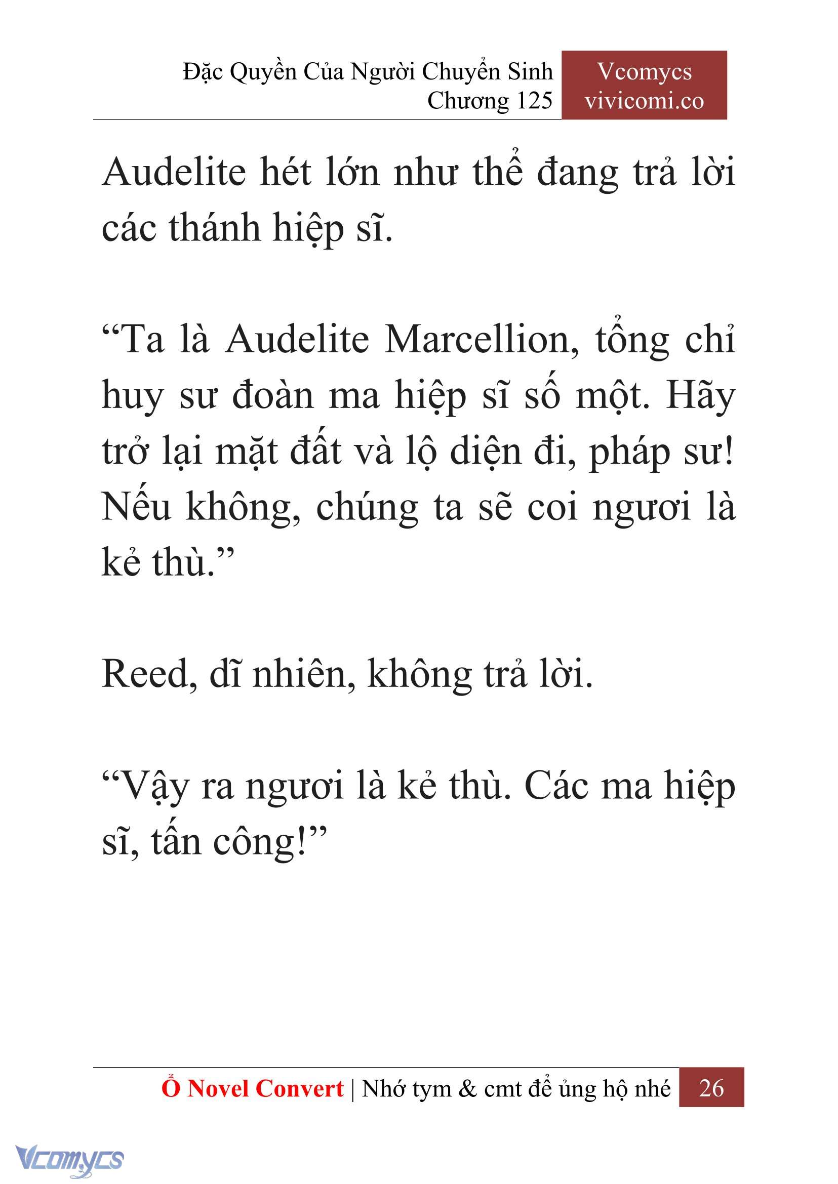 [Novel] Đặc Quyền Của Người Chuyển Sinh Chapter 125 - Trang 29
